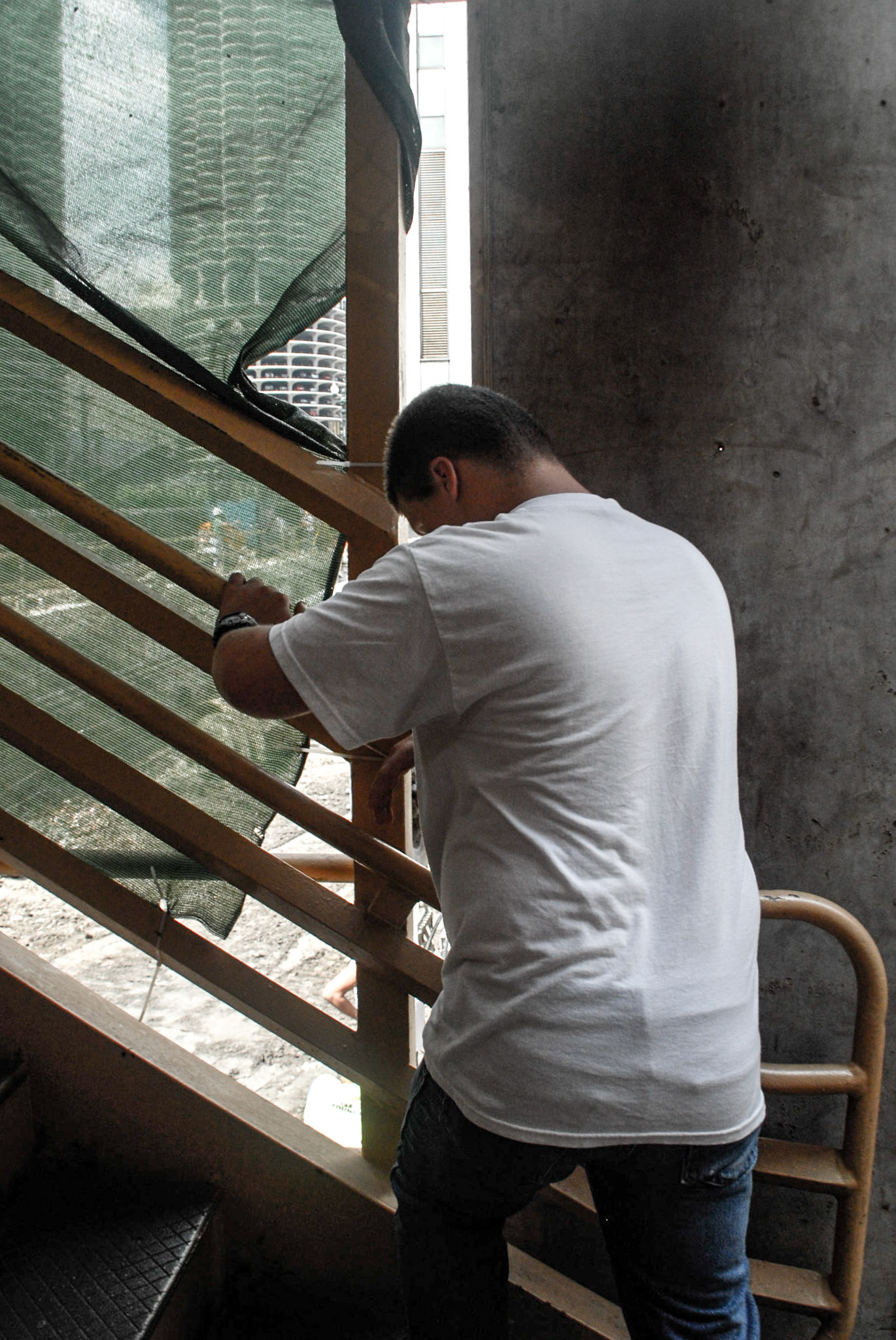 Looking down on Chicago - July 2007