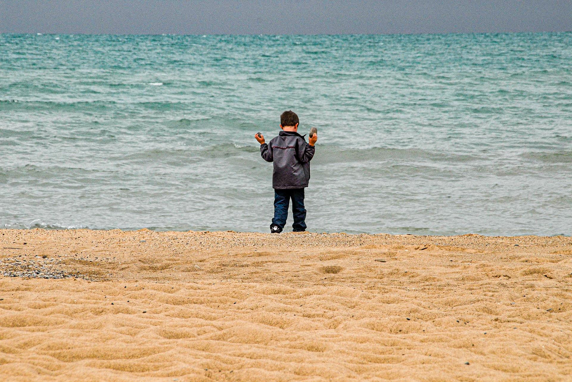 Carter and His Lake - Indiana Dunes
