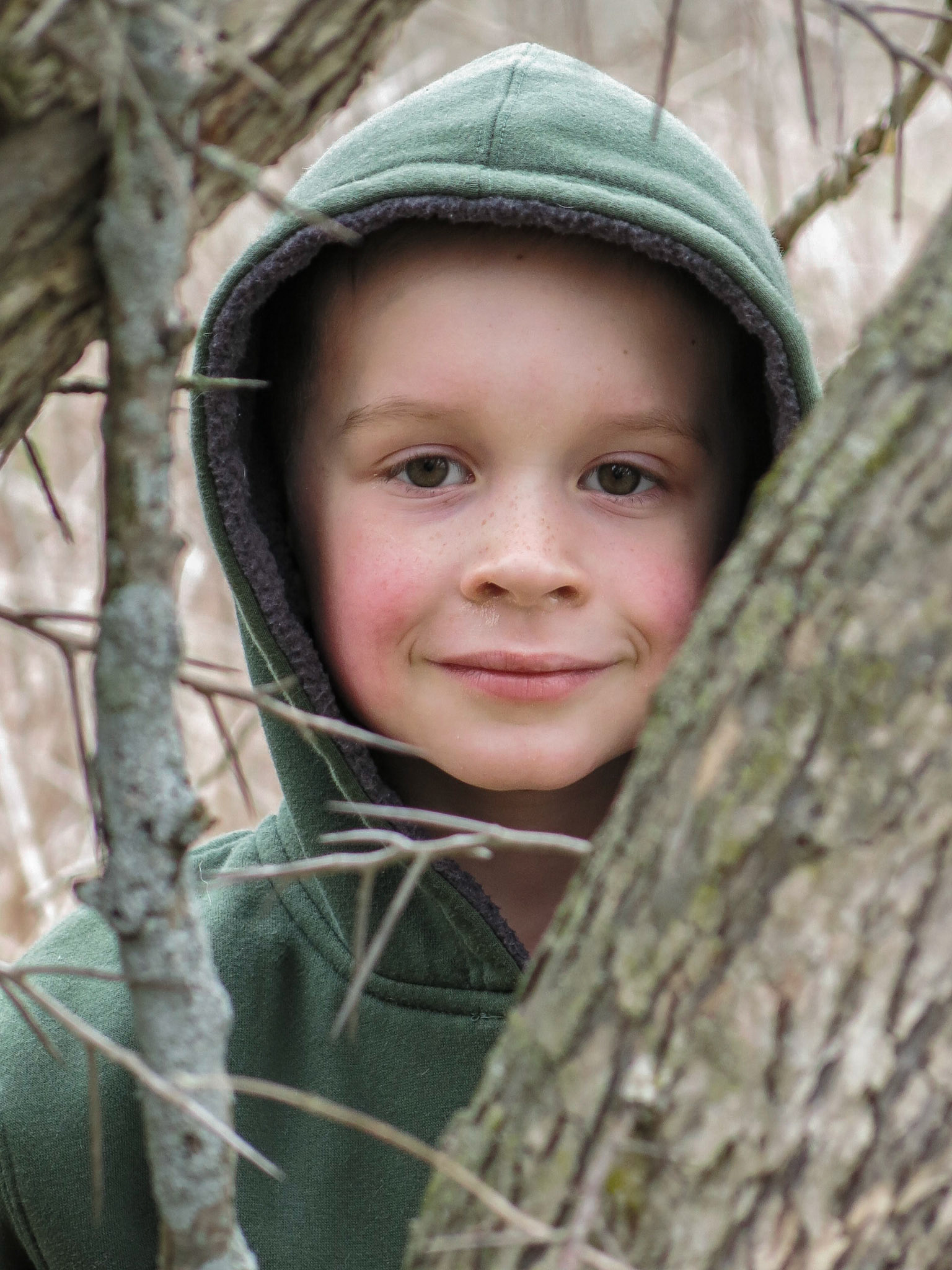 Carter, a great hiking buddy - April 2013