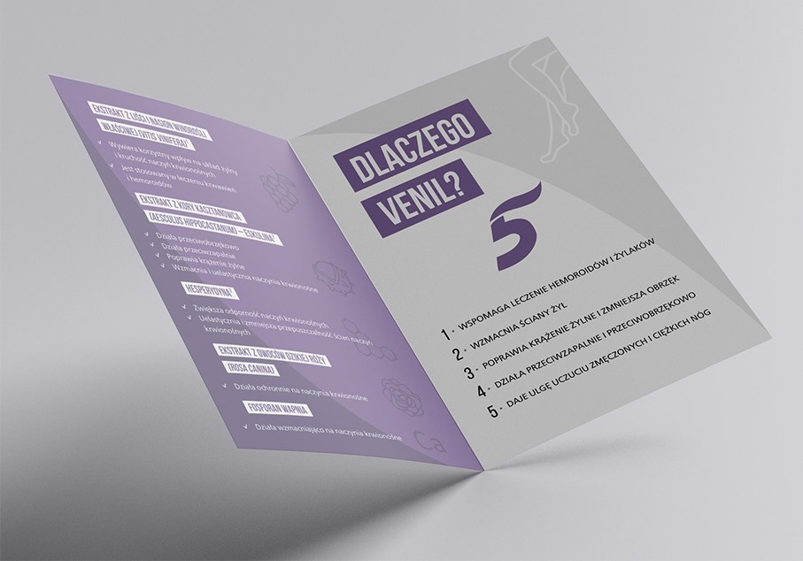 Broszura reklamowa dla firmy medycznej