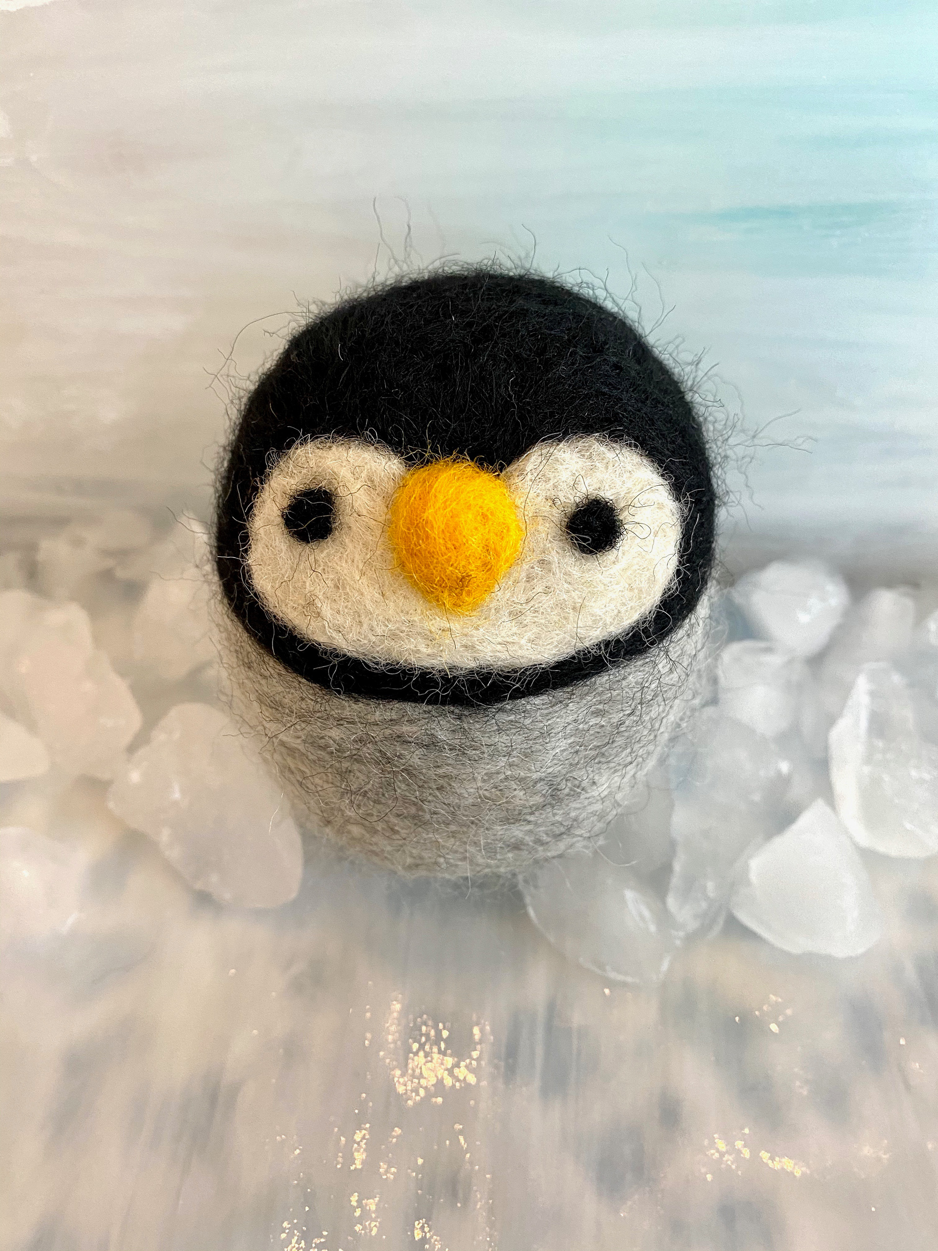 Felted penguin
