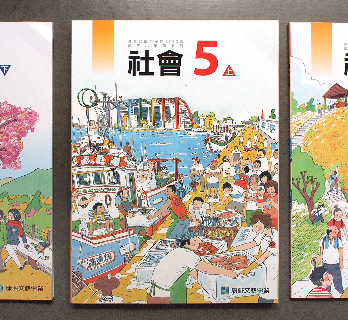 Croter Hung 國小社會課本封面 康軒版 Primary School Textbook Cover