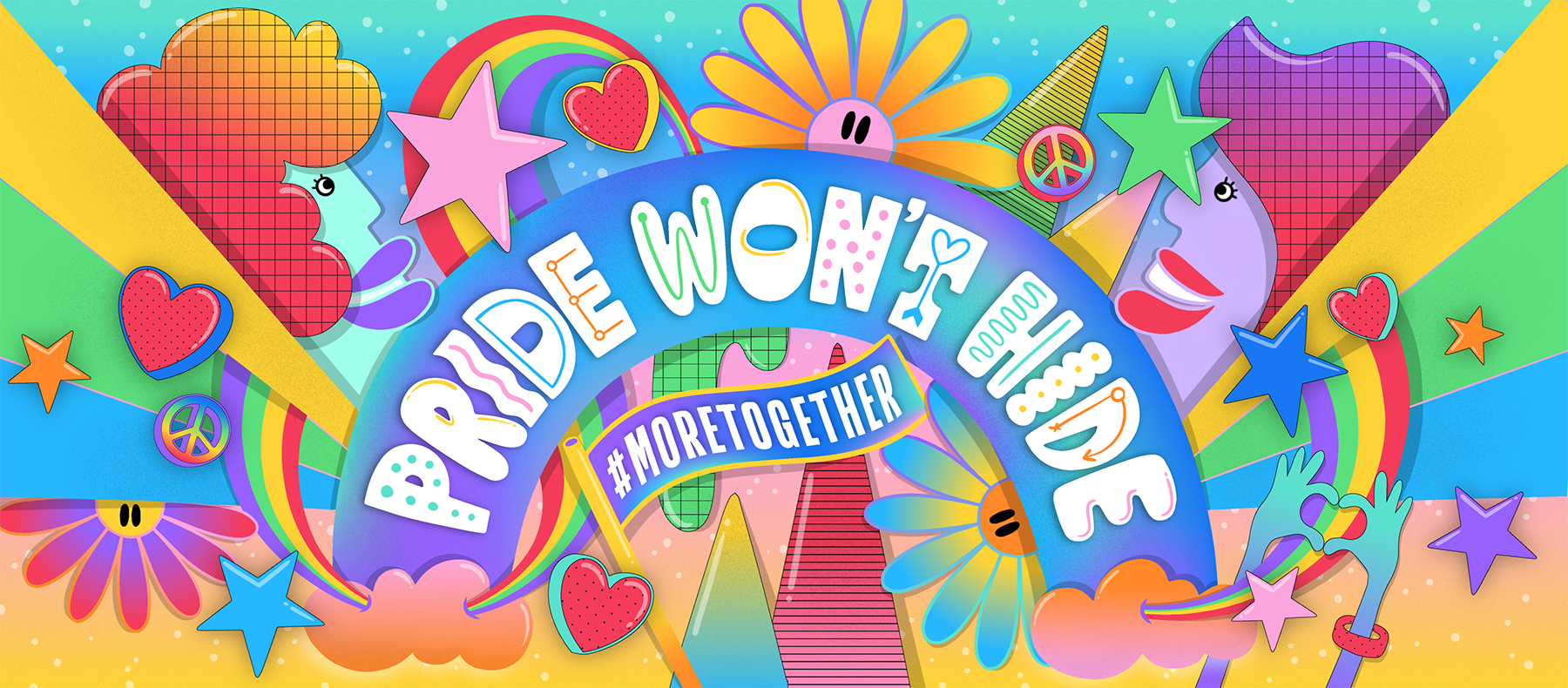 Mel Cerri Illustration Lettering Facebook Pride Mel Cerri Illustration Lettering Facebook Pride