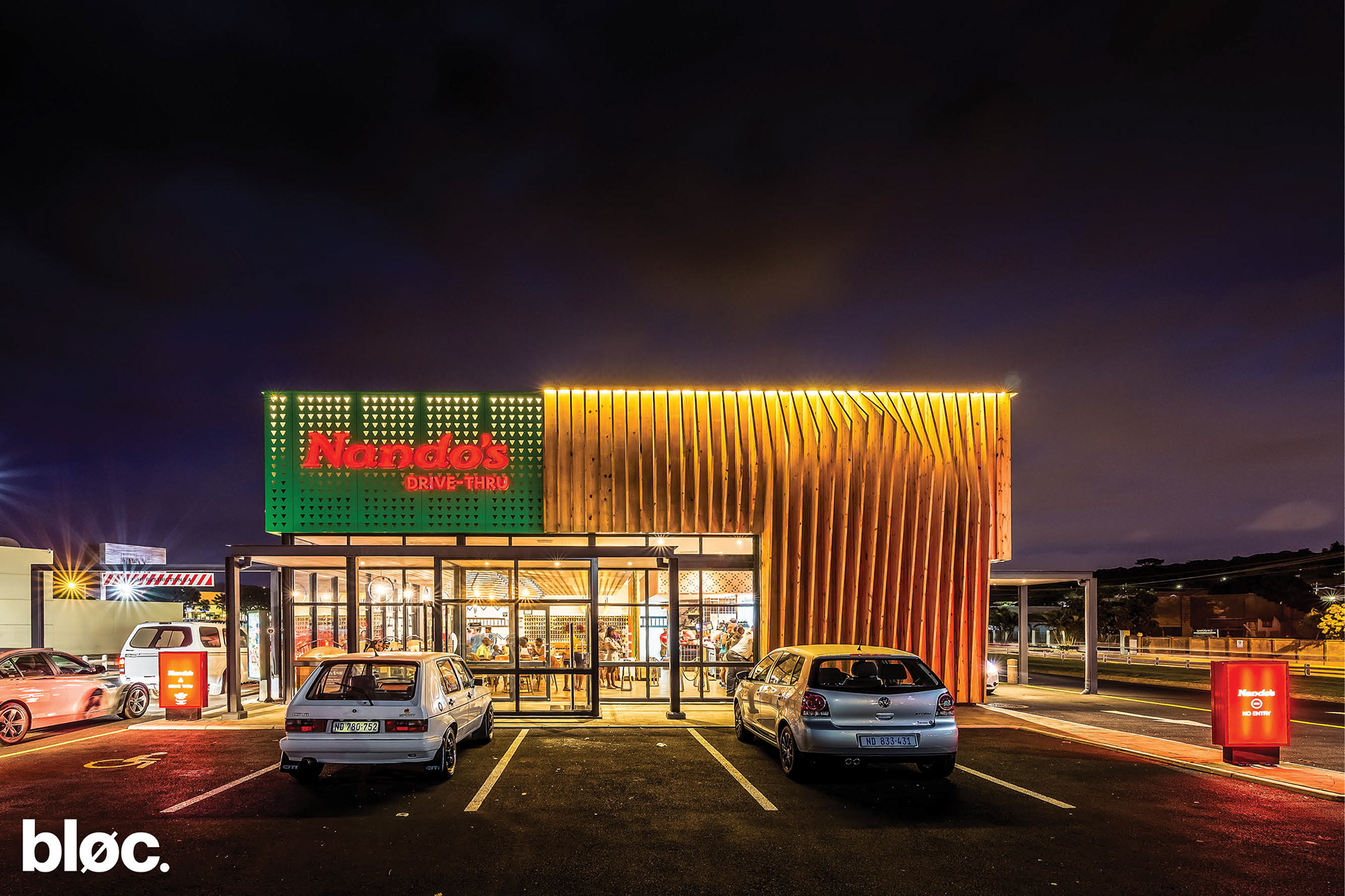 Contemporary African inspired drive through Nando's take away