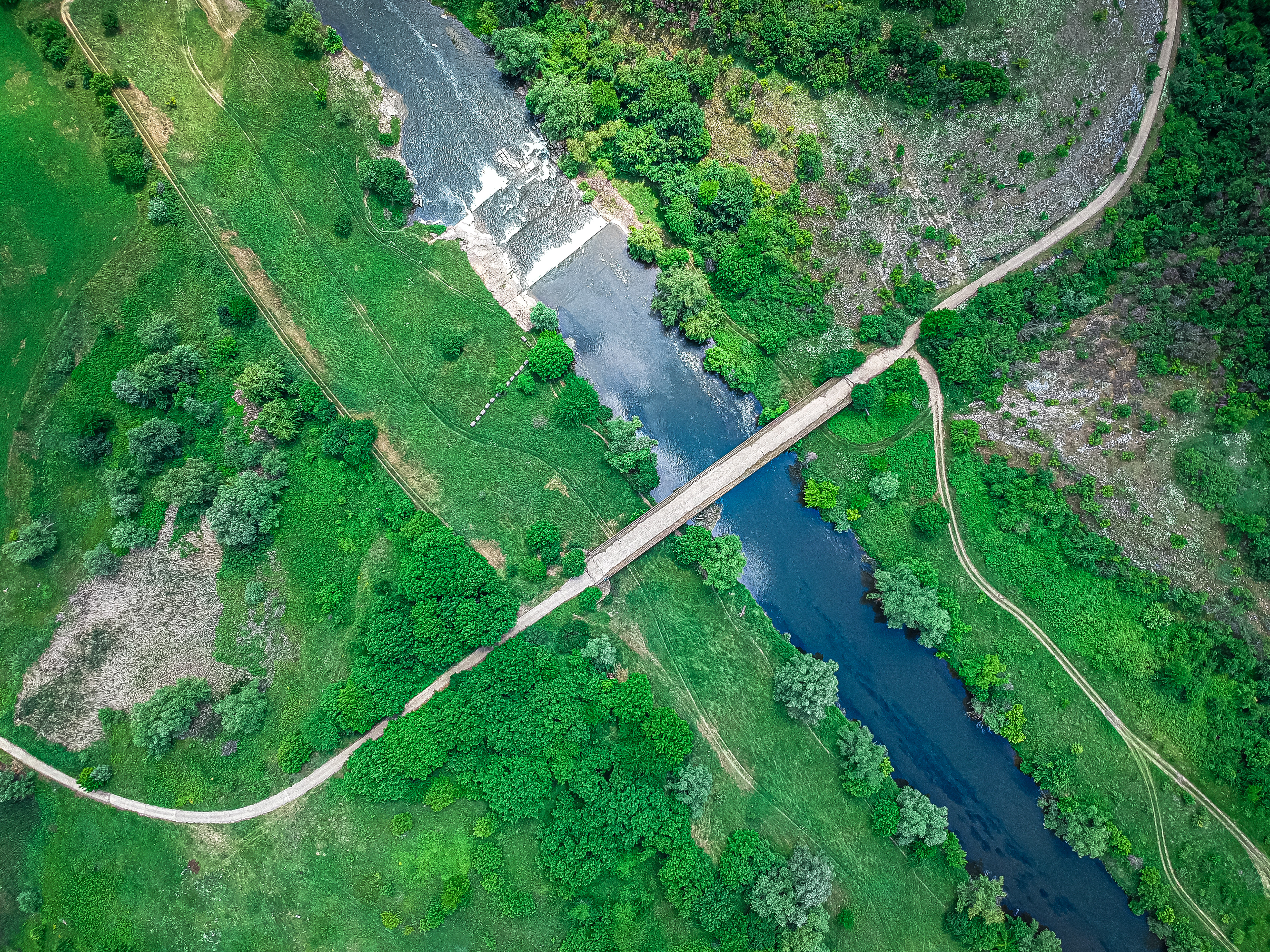 a path through the river