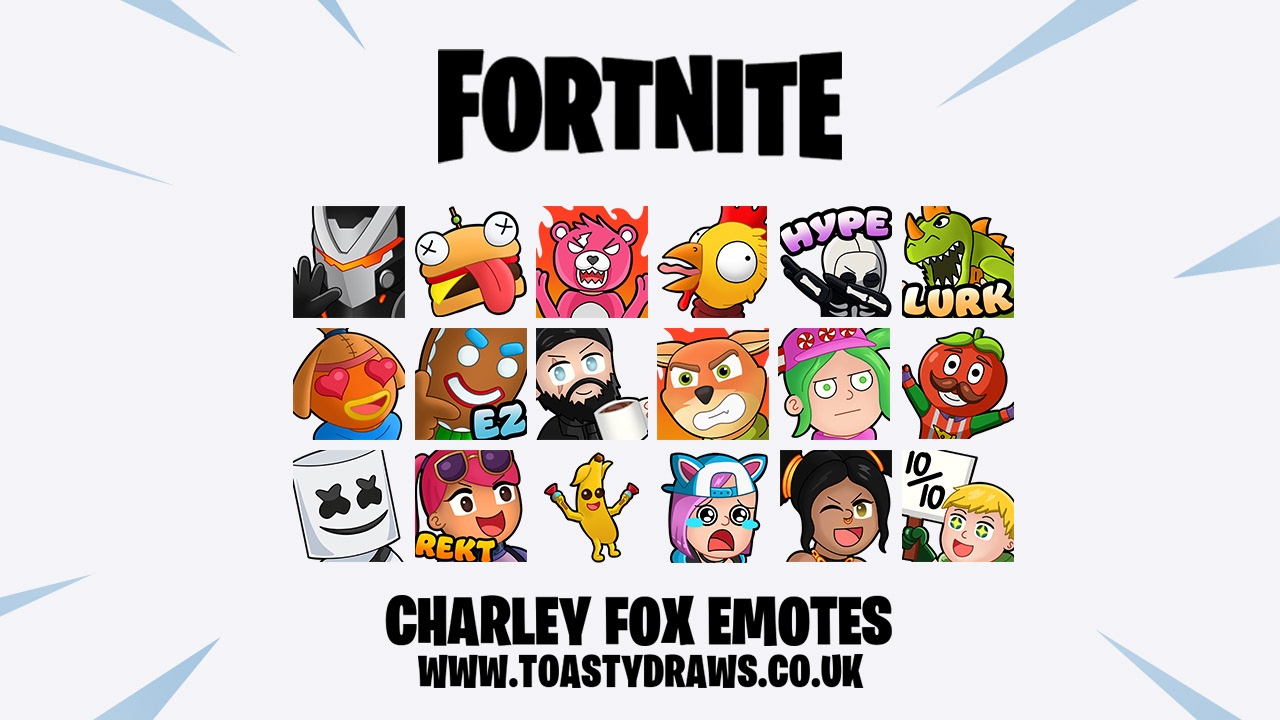 Charley Fox Twitch Emotes