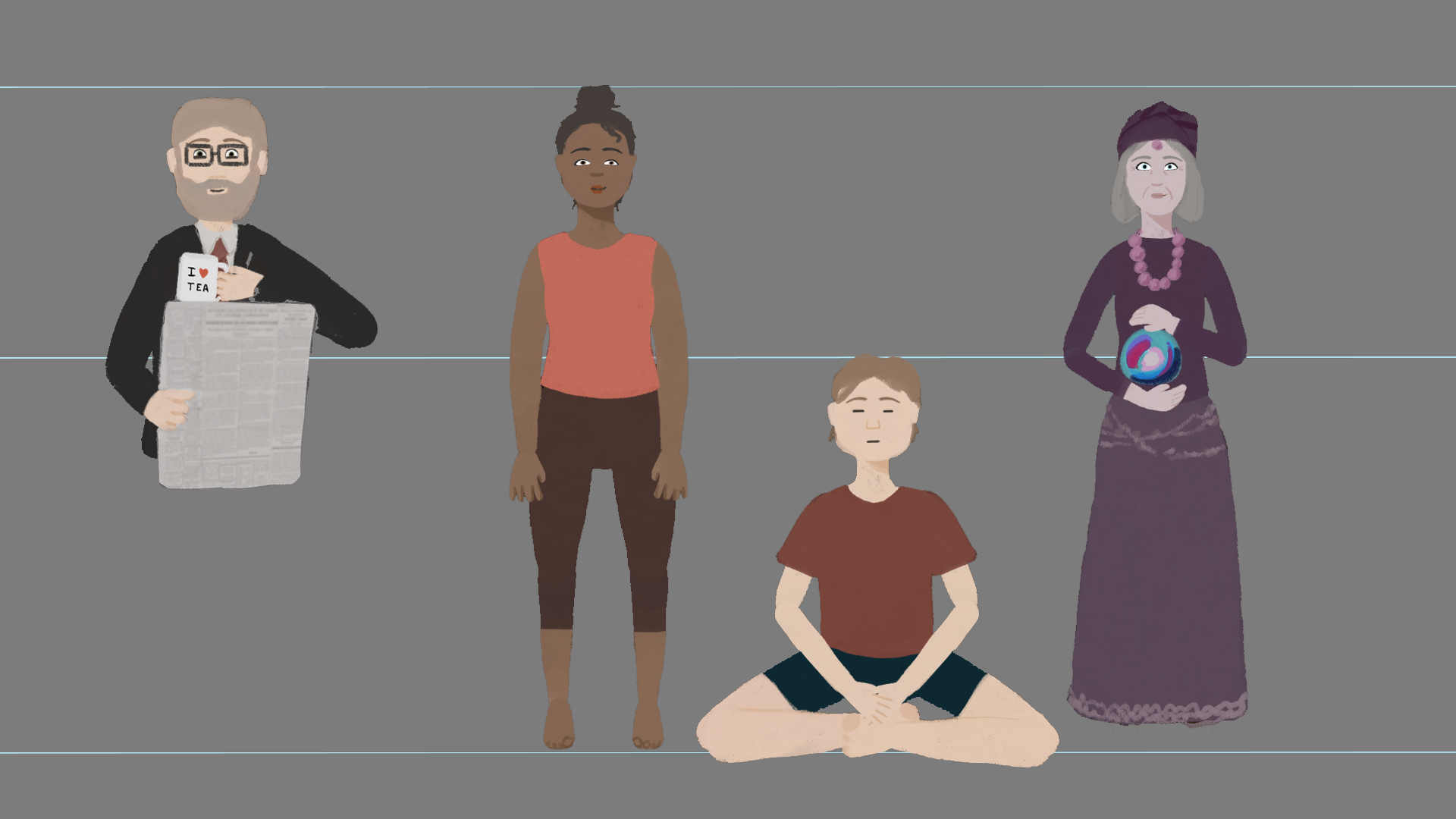 City background characters