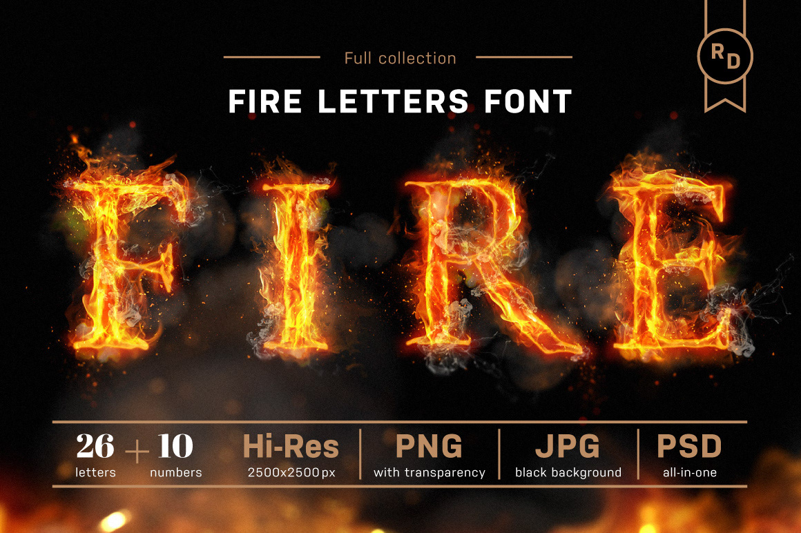 flame font download
