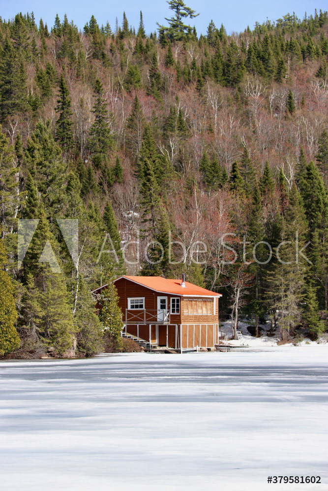 Lac télé dans la région de Tadoussac