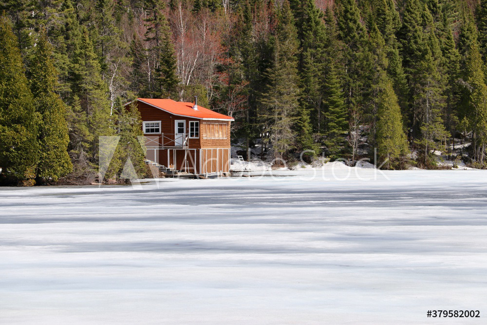 Lac télé dans la région de Tadoussac