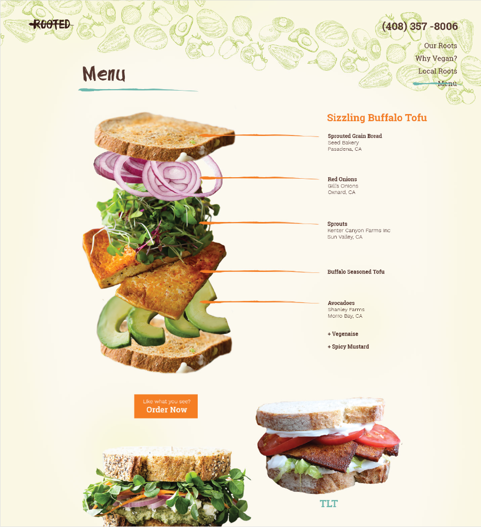 Website Menu (on click)