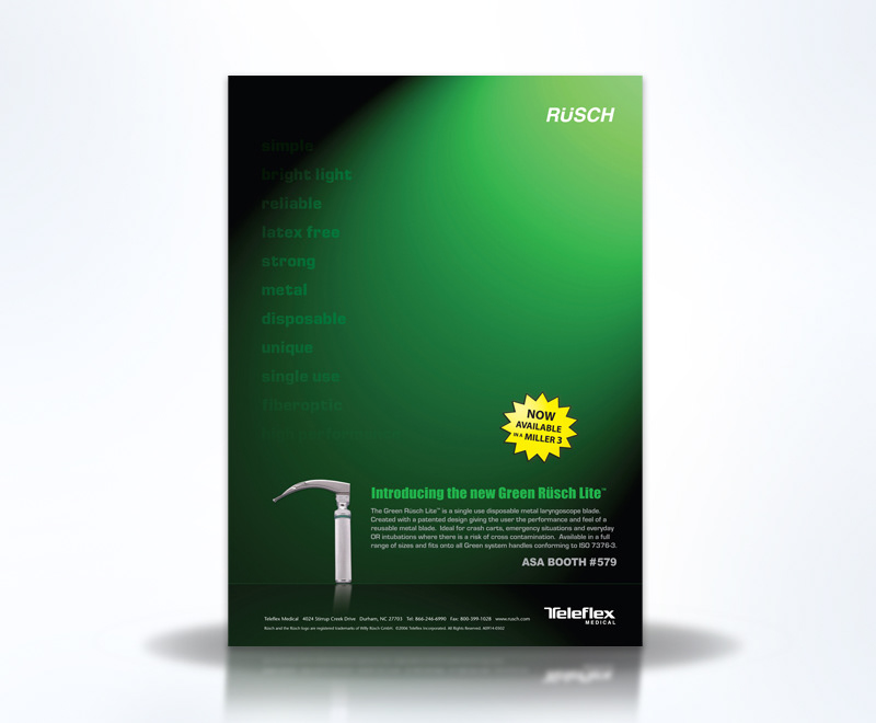 Anesthesia Product Print Advertising