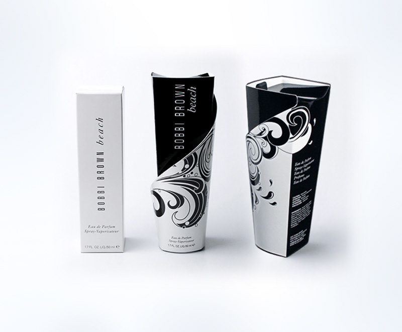 Bobbi Brown Beach carton artwork