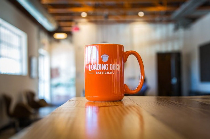 LDR Branded Mug - Photo Cred @LoadingDockRaleigh