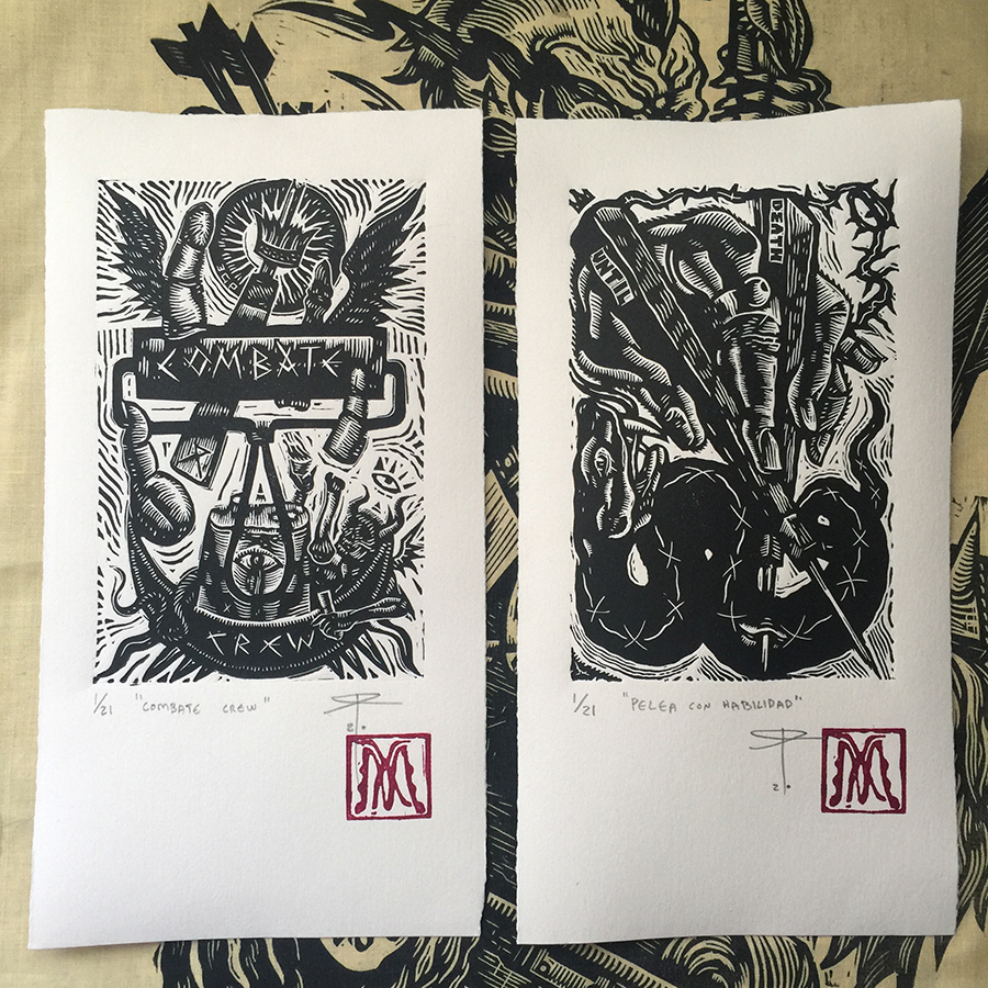 Hand signed artwork.