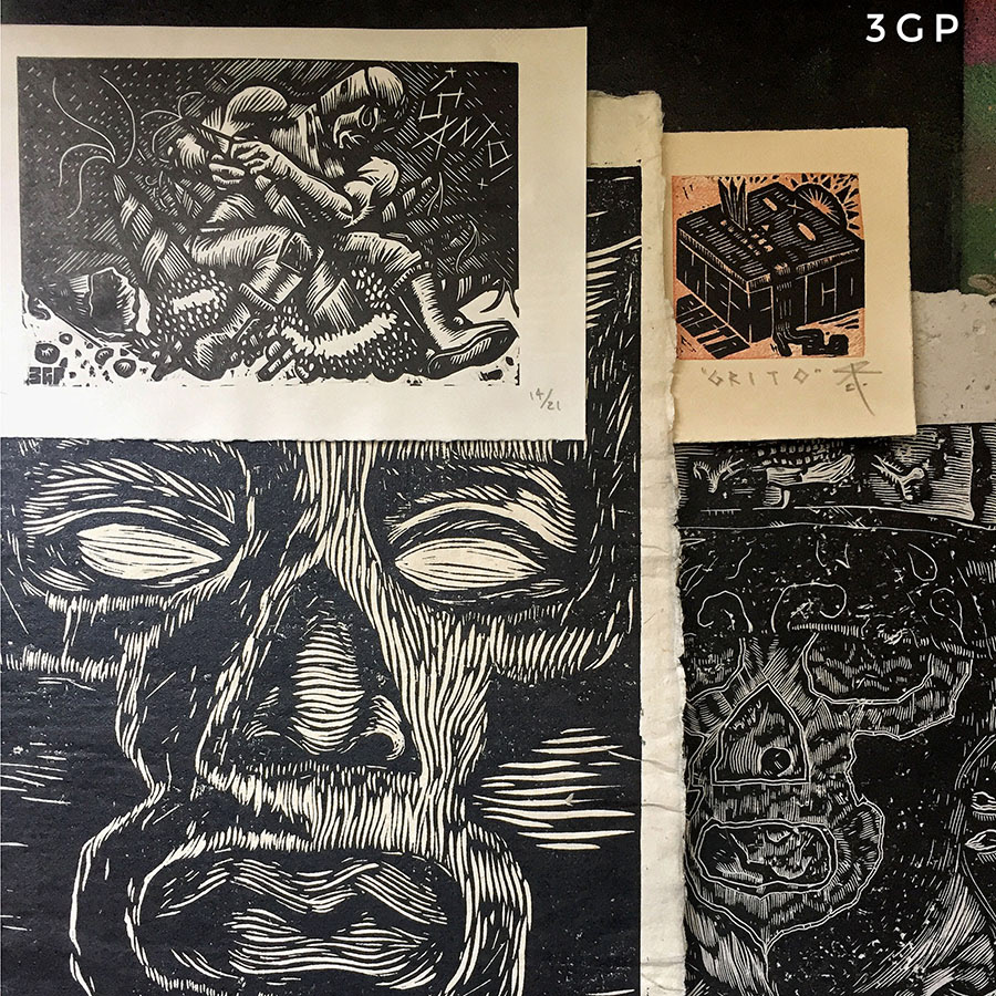 3 prints, one mini plus goodies!