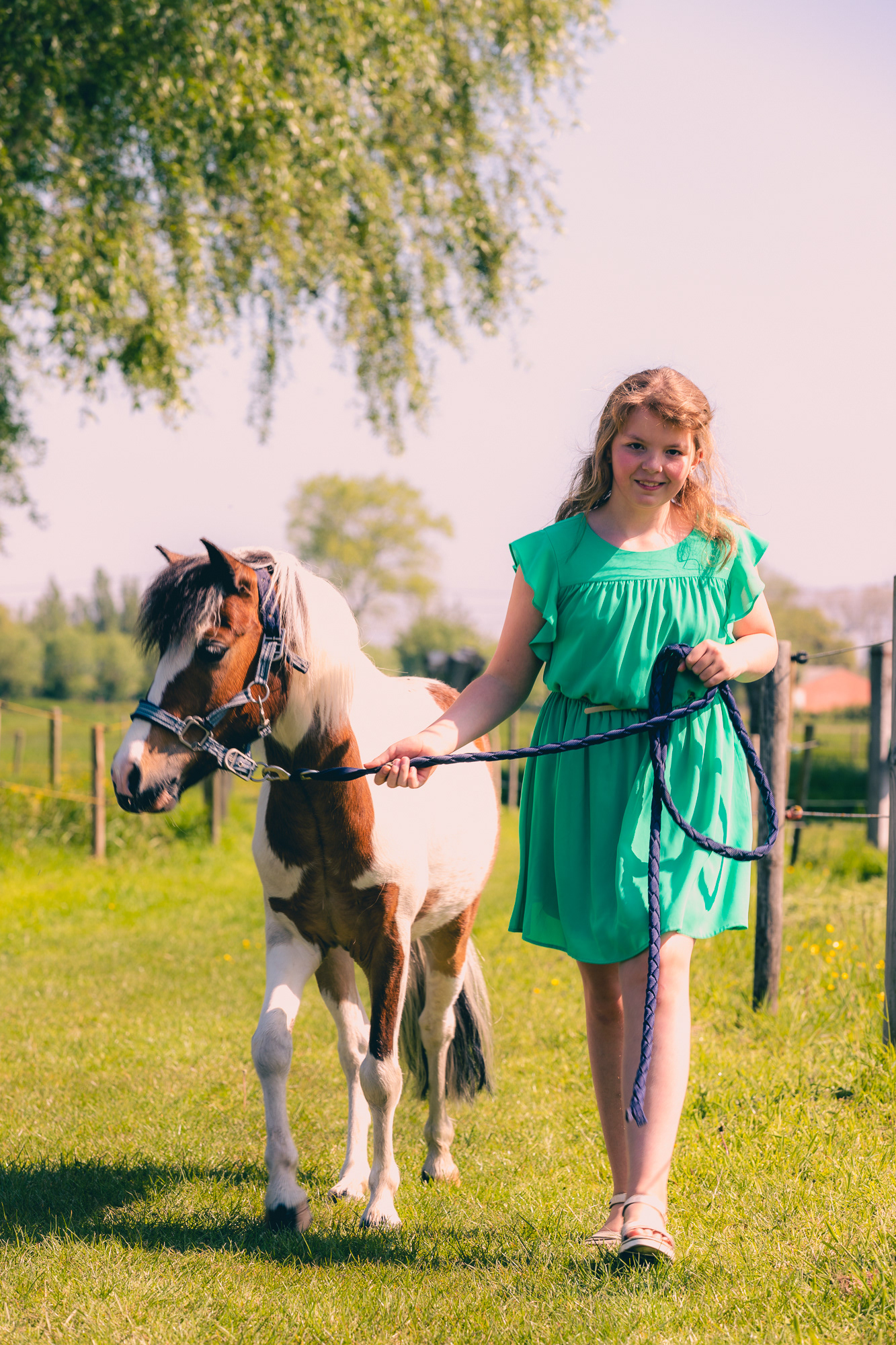 communiefoto's met paard en pony