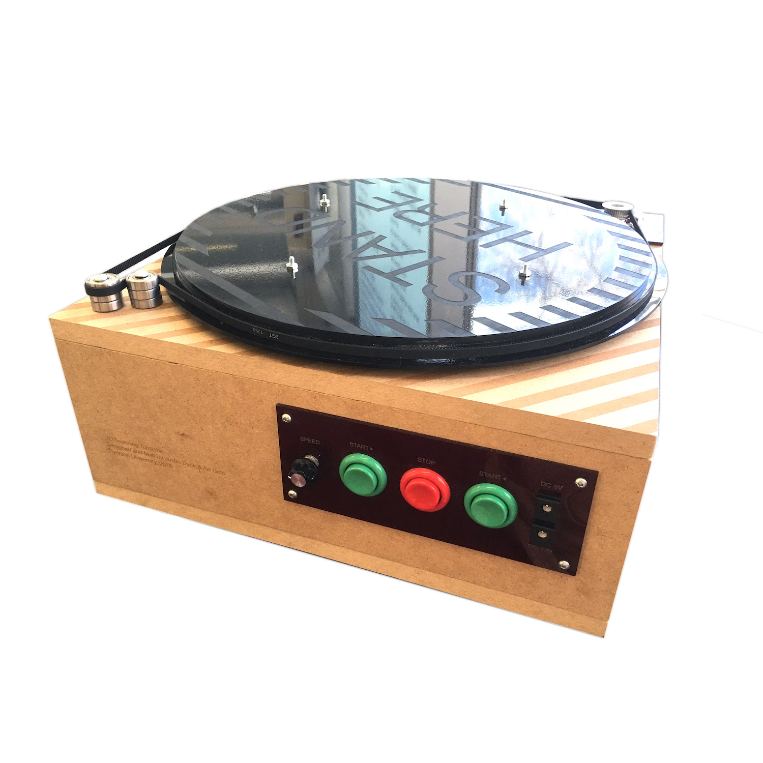Motorized turntable (for scanning humans)