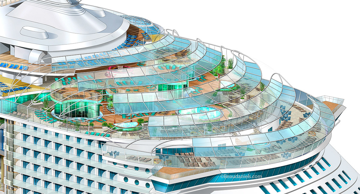 Solarium. Harmony of the Seas.