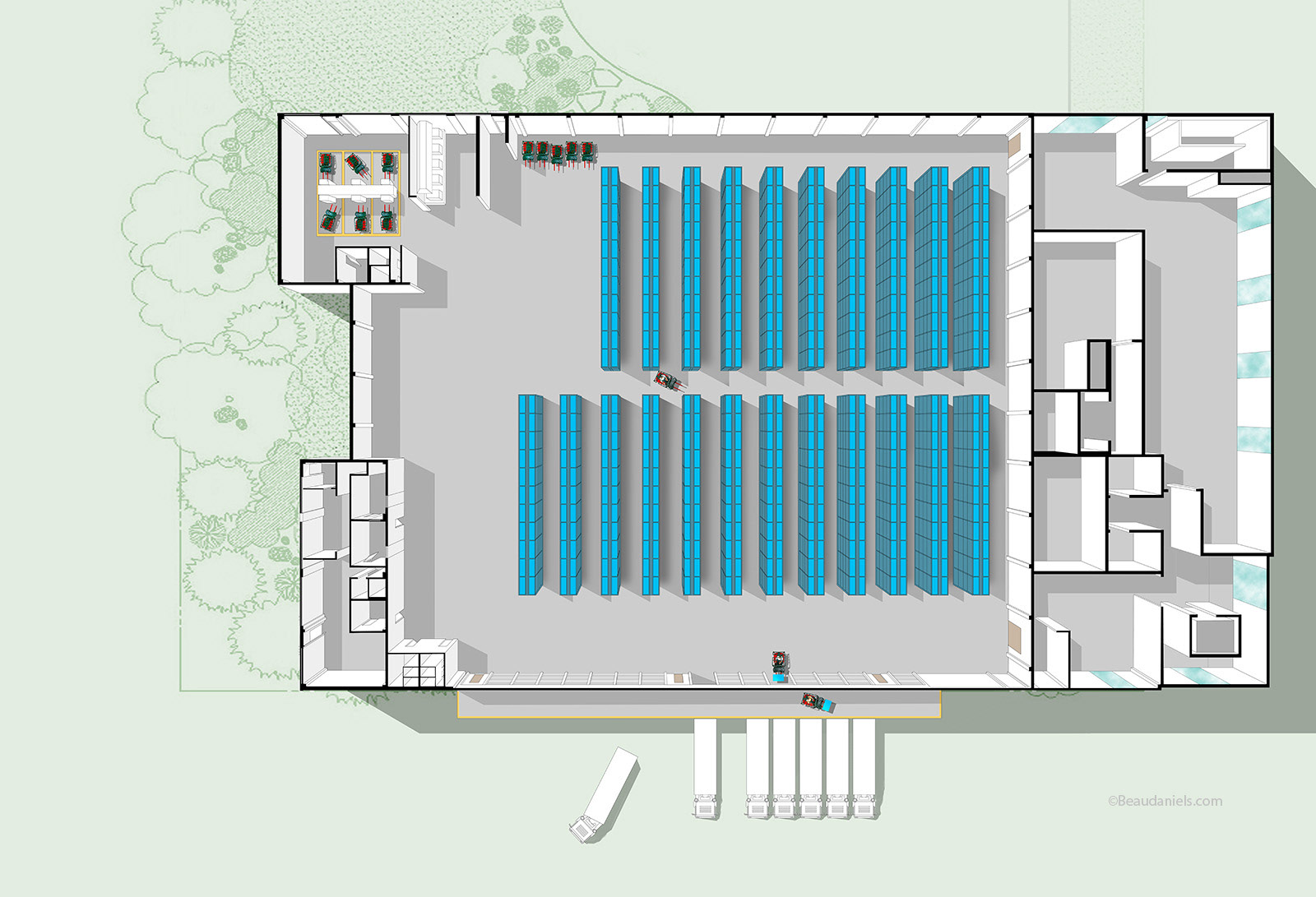 Warehouse illustration minus all the clutter.