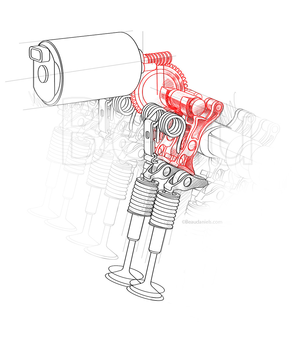 Valvetronic valve system.