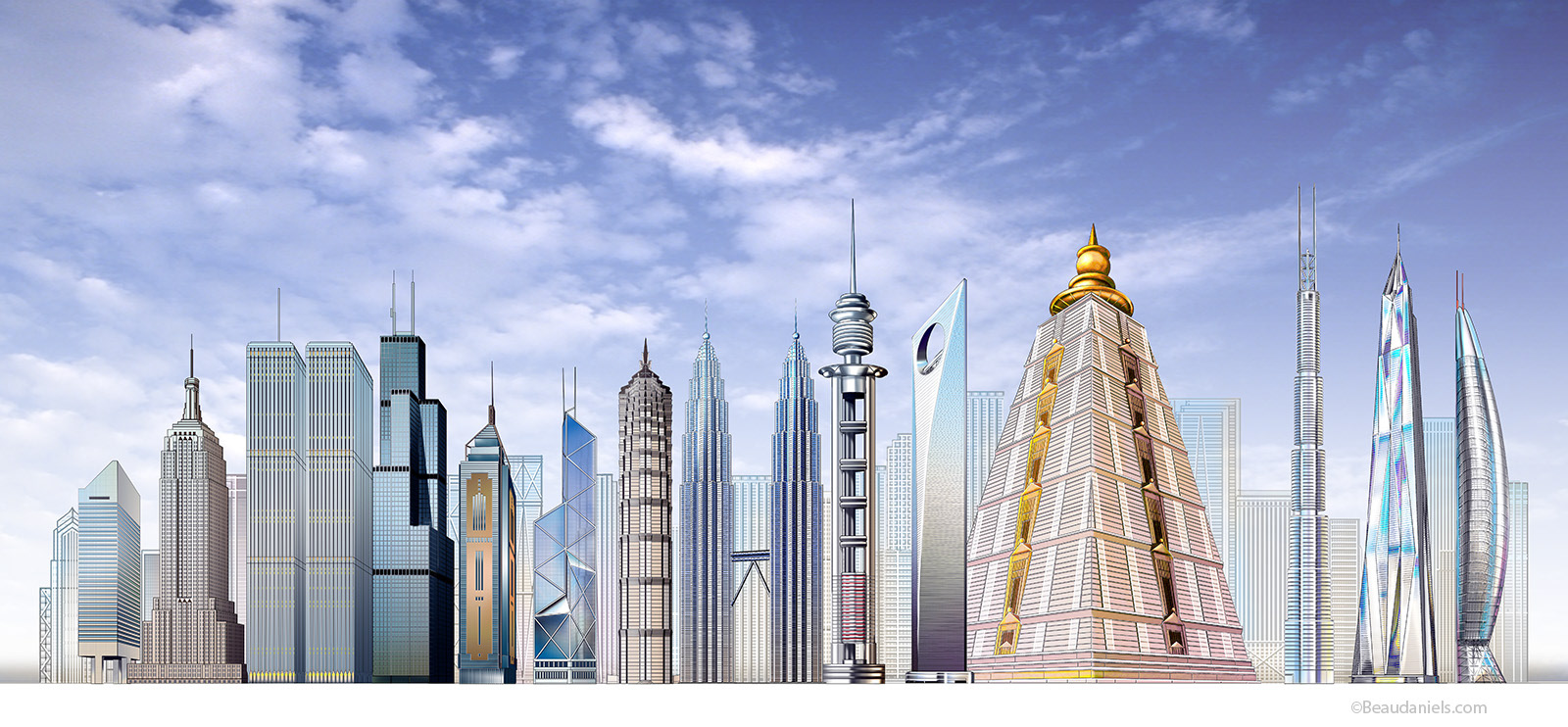 Final spread illustration for Scientific American.