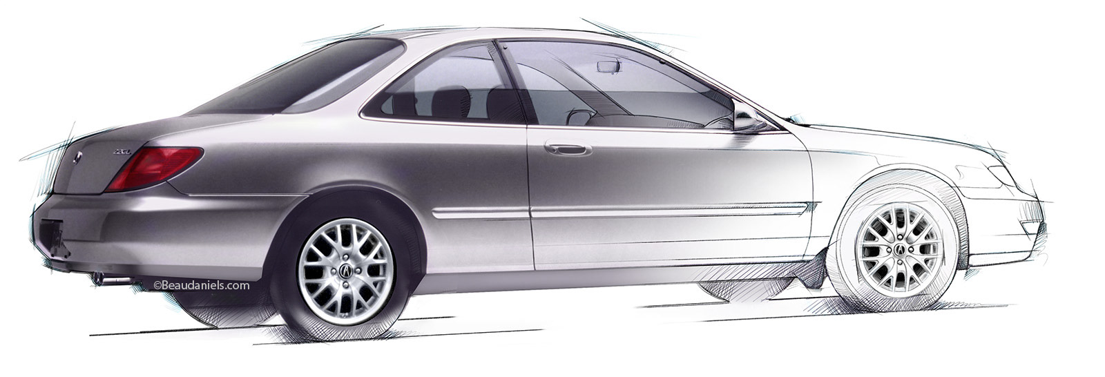 Acura CL technical drawing