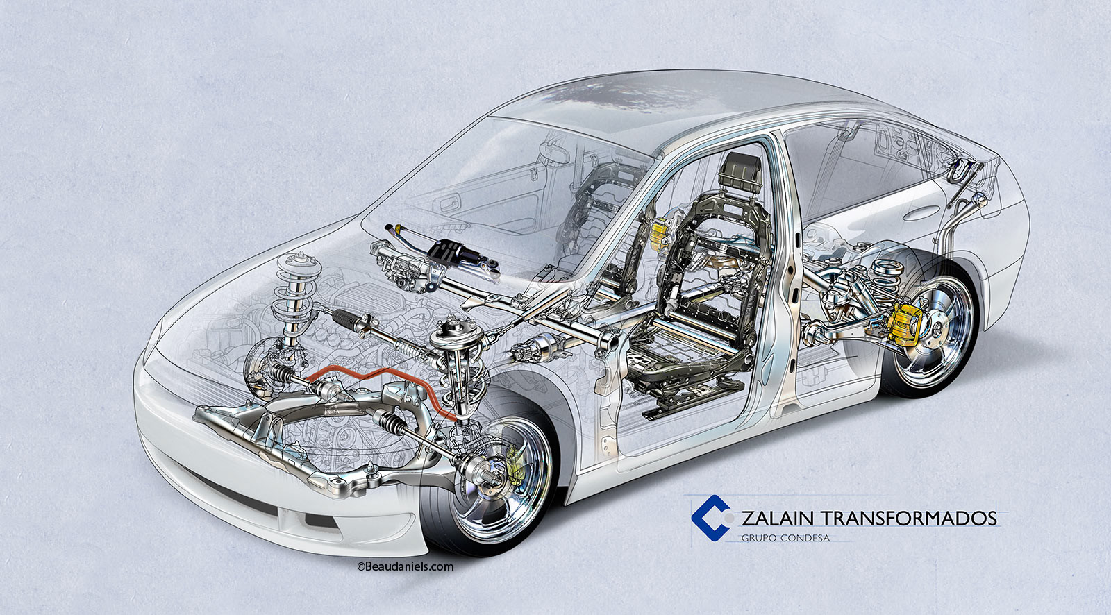 Water formed tubing, in a generic vehicle