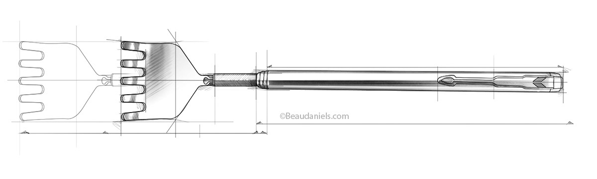 Restoration Hardware, Extending back scratcher.