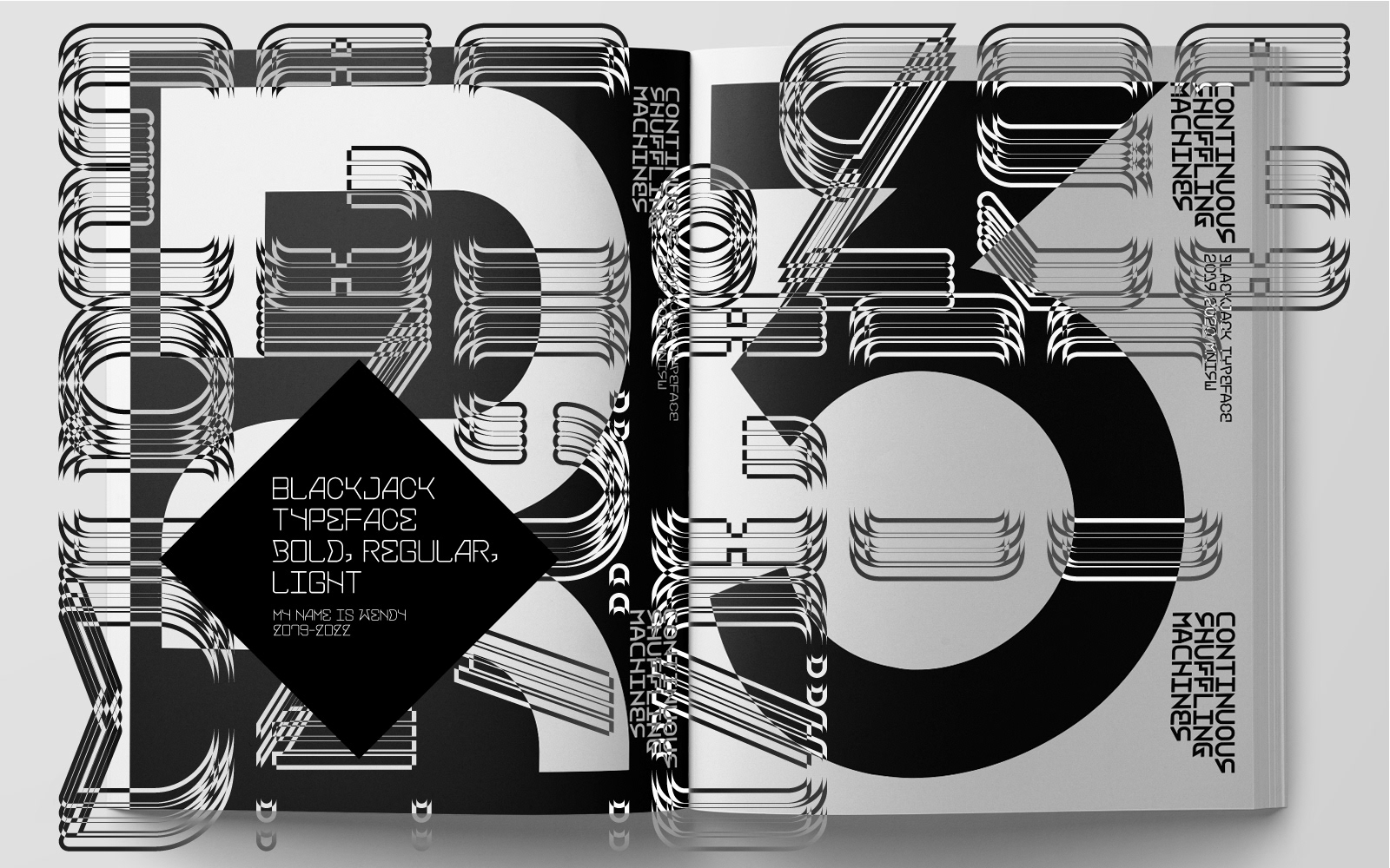 Editorial design and typographic creation