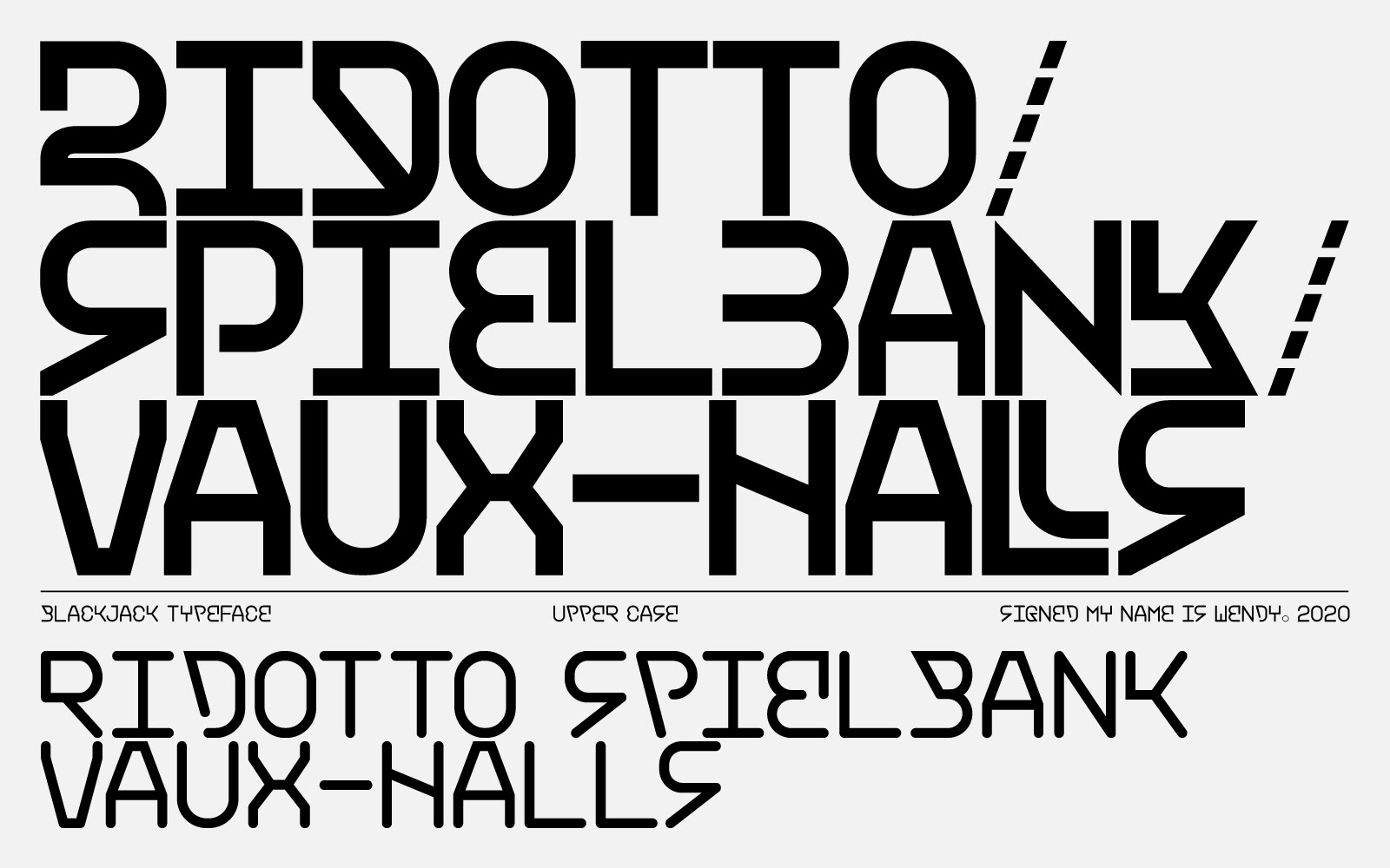 Titles composed with a typeface signed by Carole Gautier et Eugénie Favre
