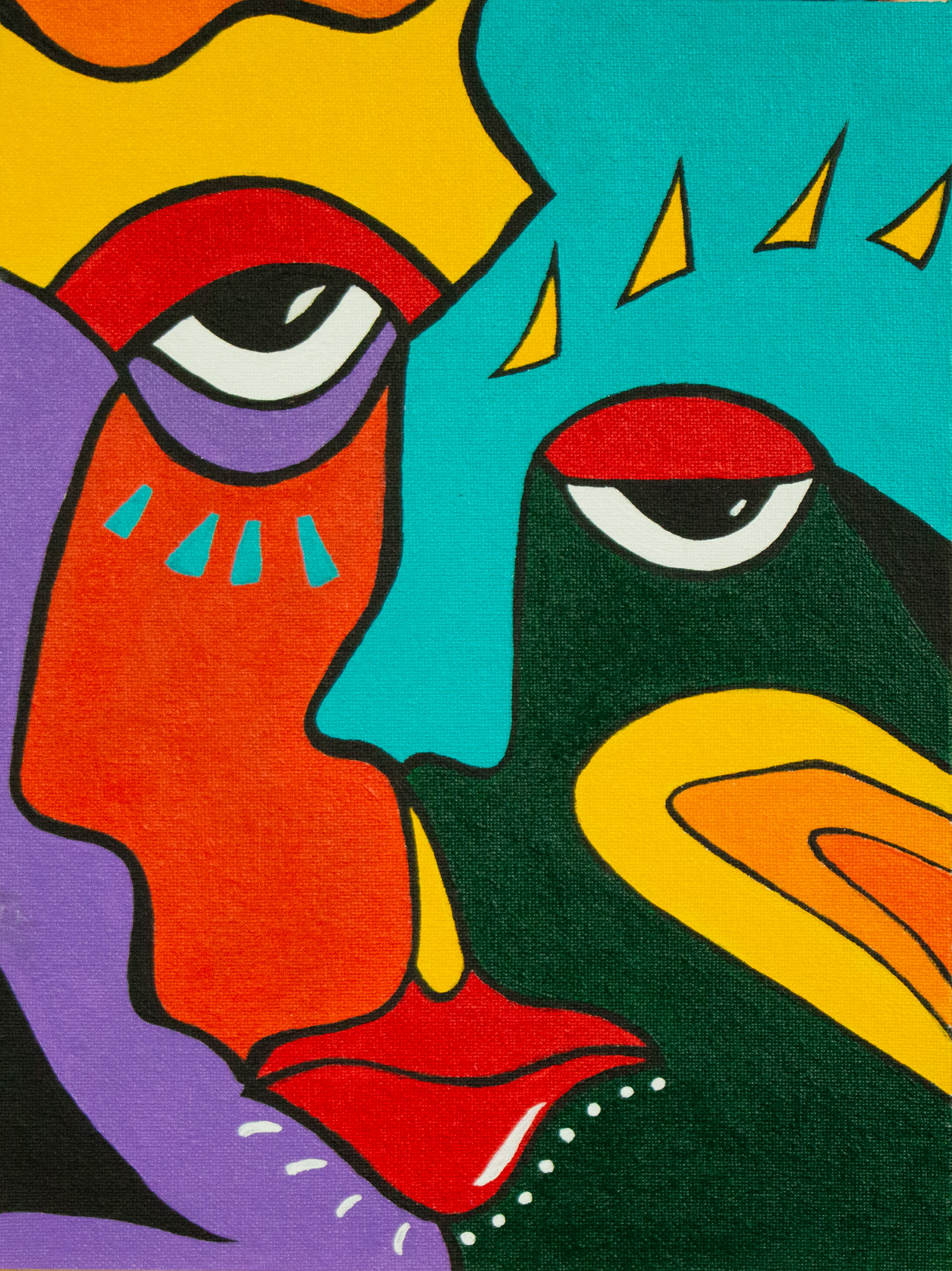 12th grade / acrylic painting