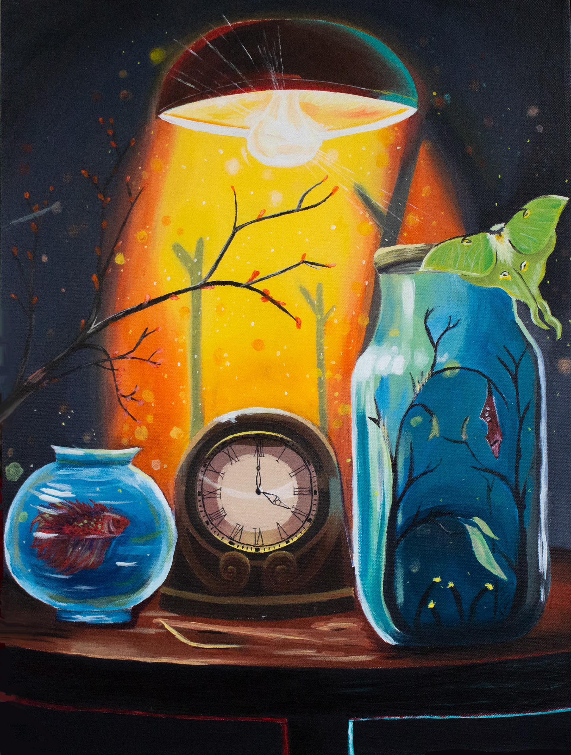 12th grade / acrylic painting