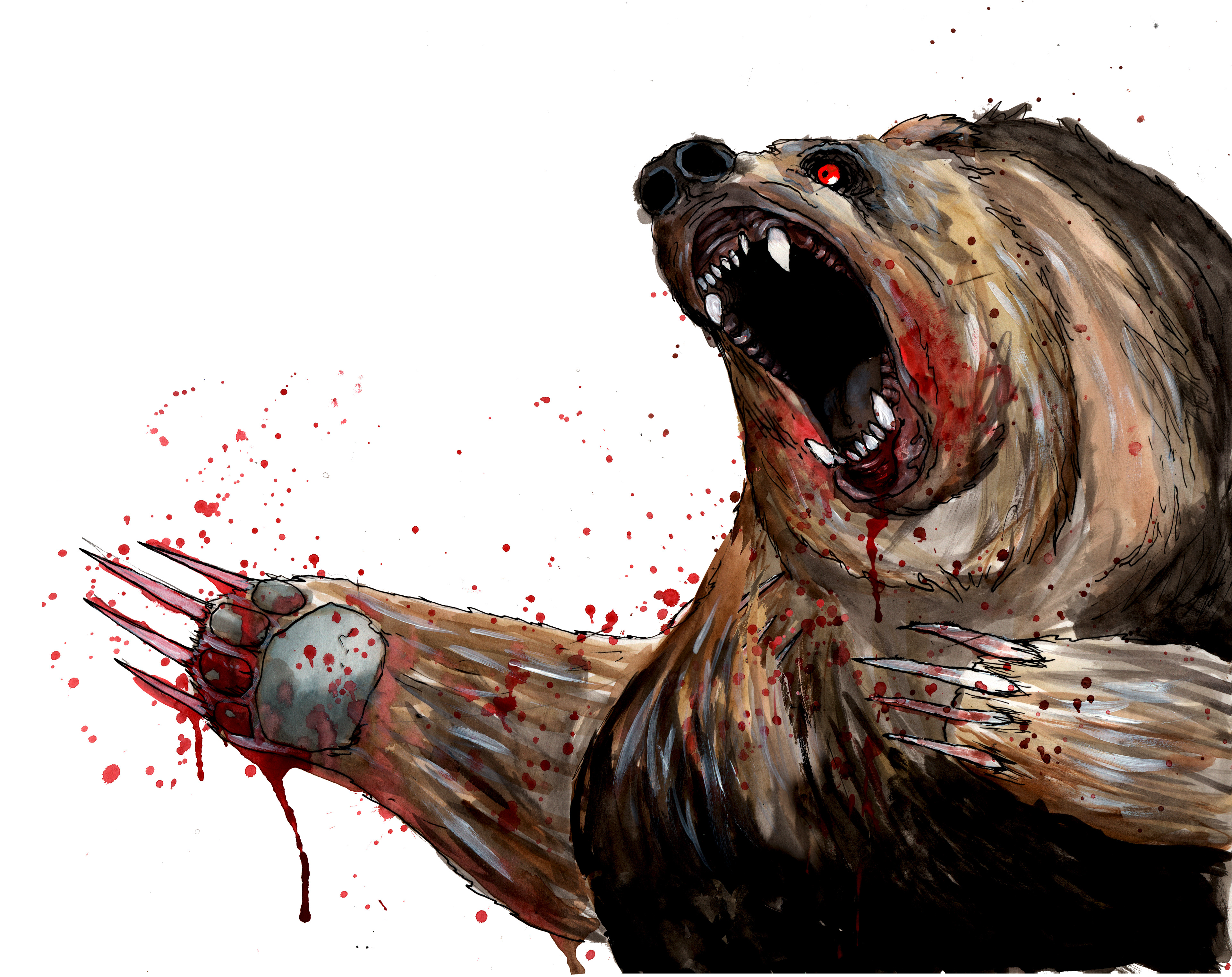 Pencil & watercolour on paper