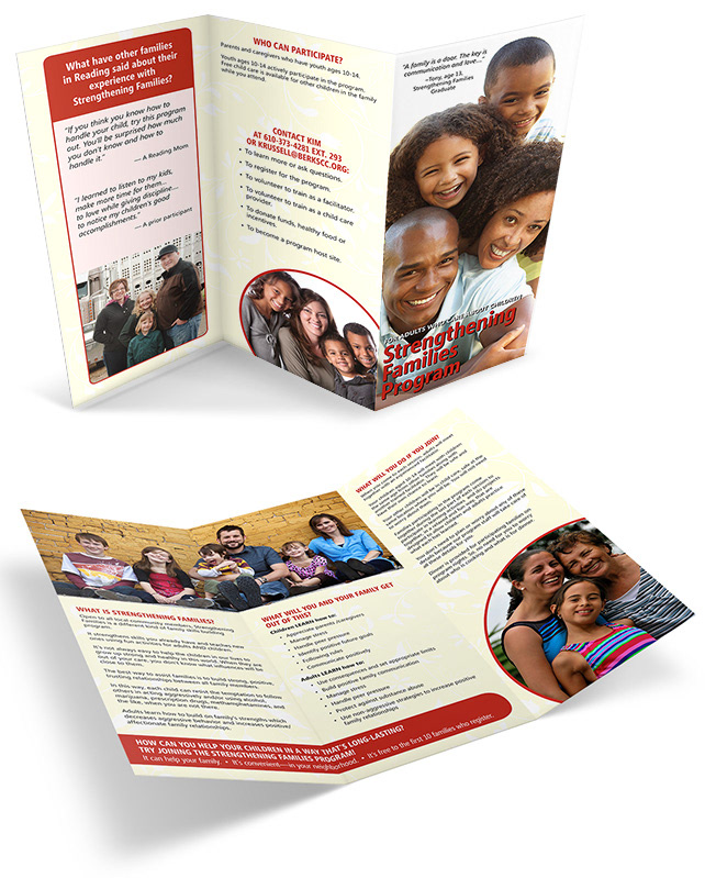 Family Services Trifold brochure