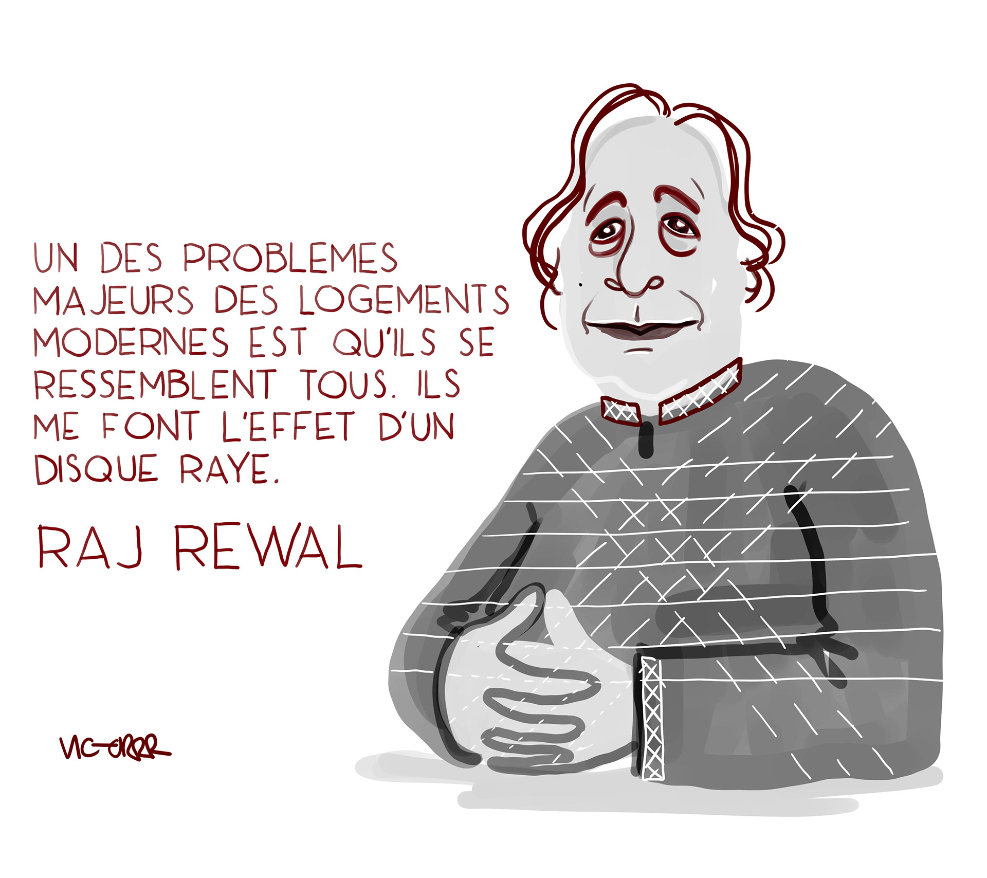 Raj Rewal - pour AMC (Le Moniteur)