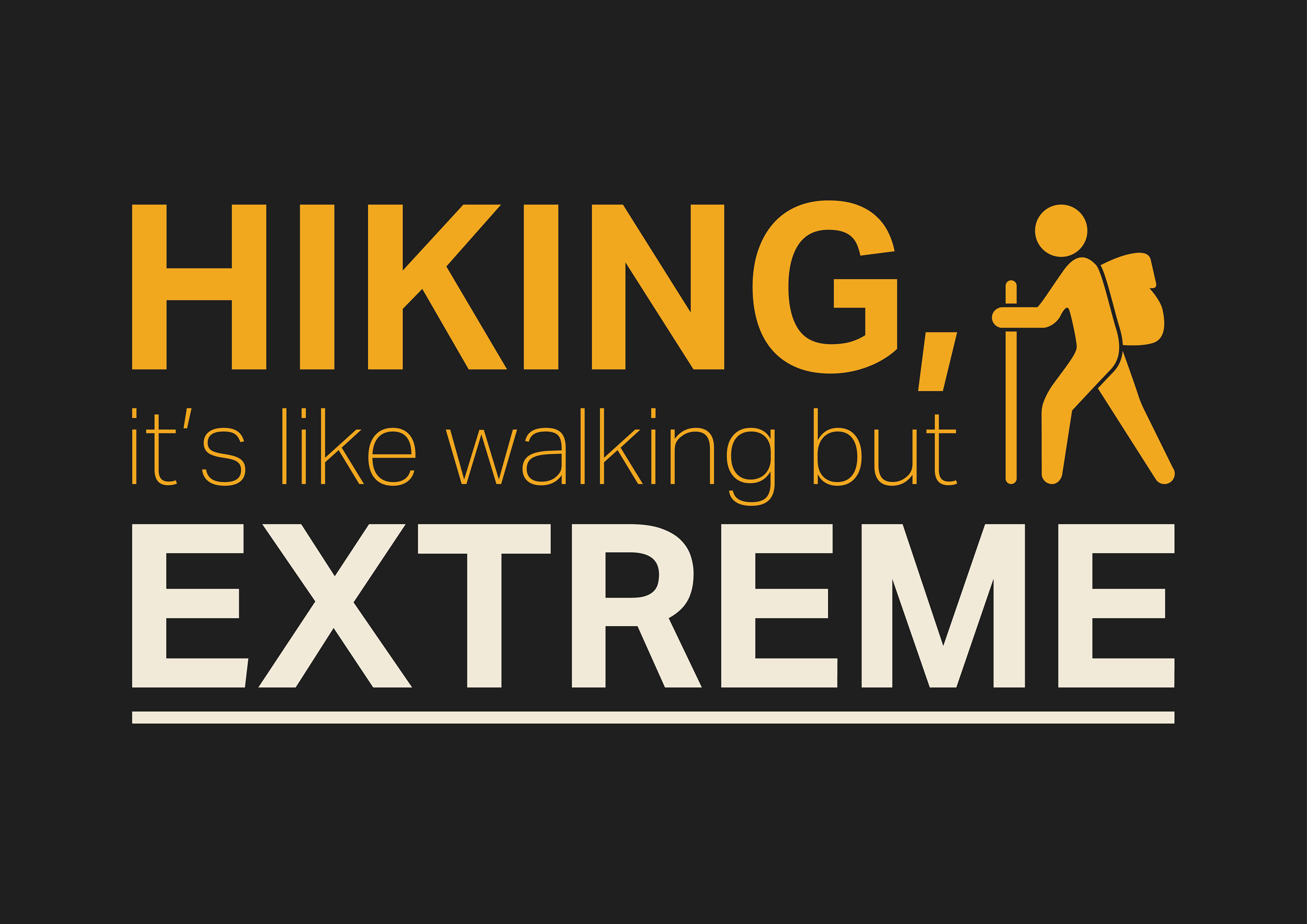 Hiking Sticker