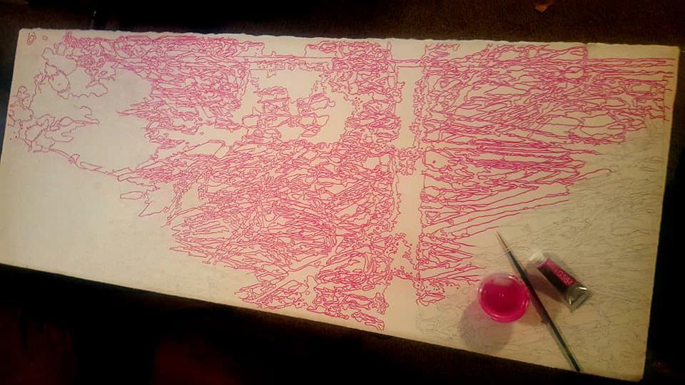 Painting in the Outlines: What Keeps My Heart Awake Is Colorful silence