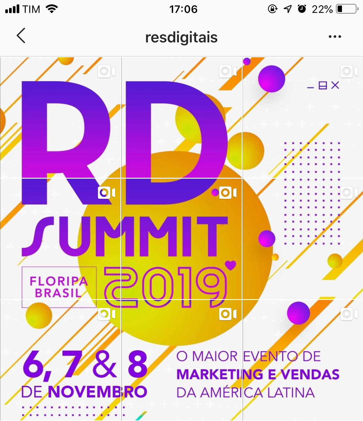 Feed do Instagram - Lançamento