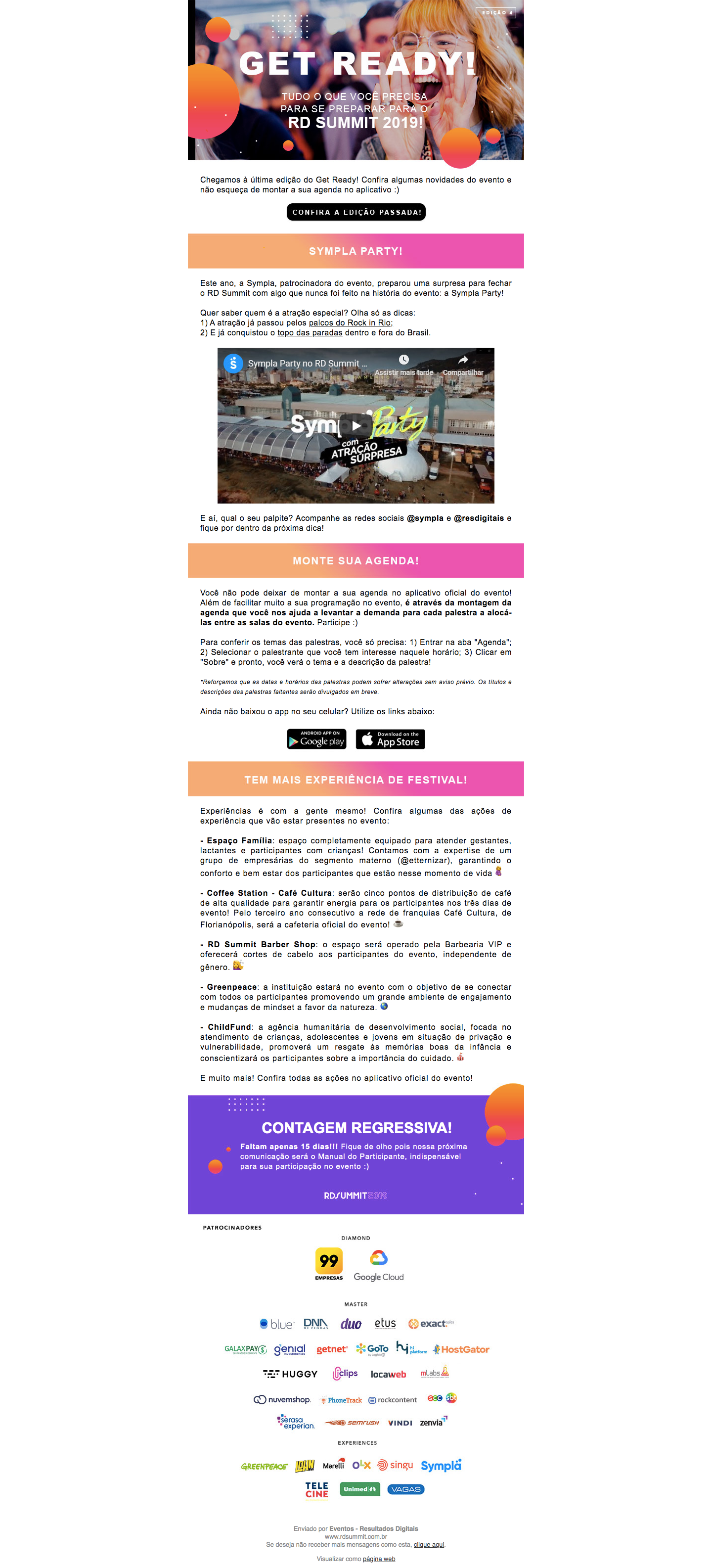 E-mail pré-evento (edição 4)
