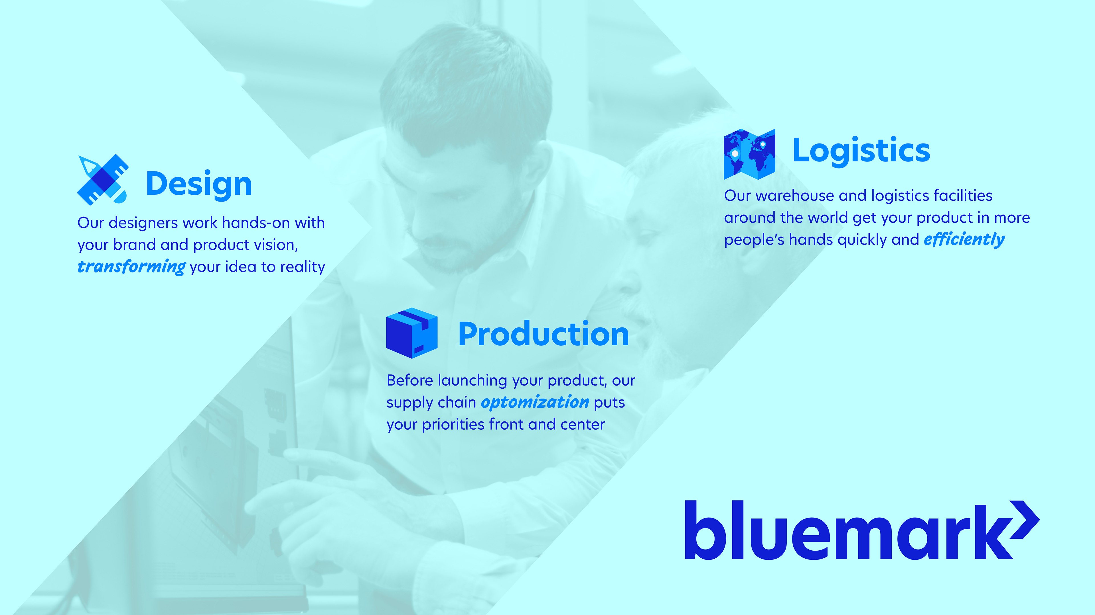 Spotlight Design - Bluemark - Branding