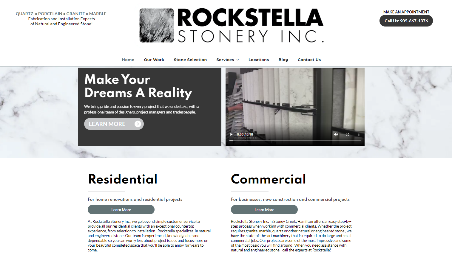 Rockstella Stonery Inc. // Art Direction + Web Design + SEO + Content Strategy / www.rockstella.ca