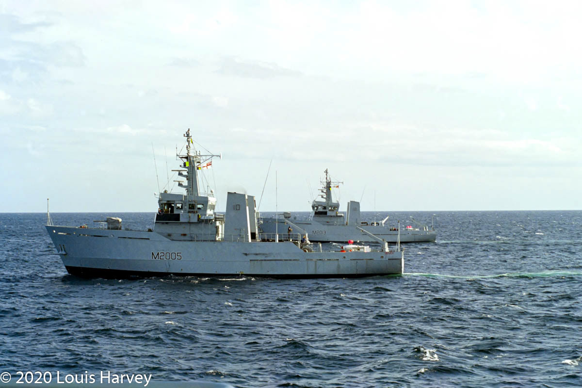 Louis Harvey My Portfolio Rnr Crewed Minesweepers At Sea 1991 And 1992