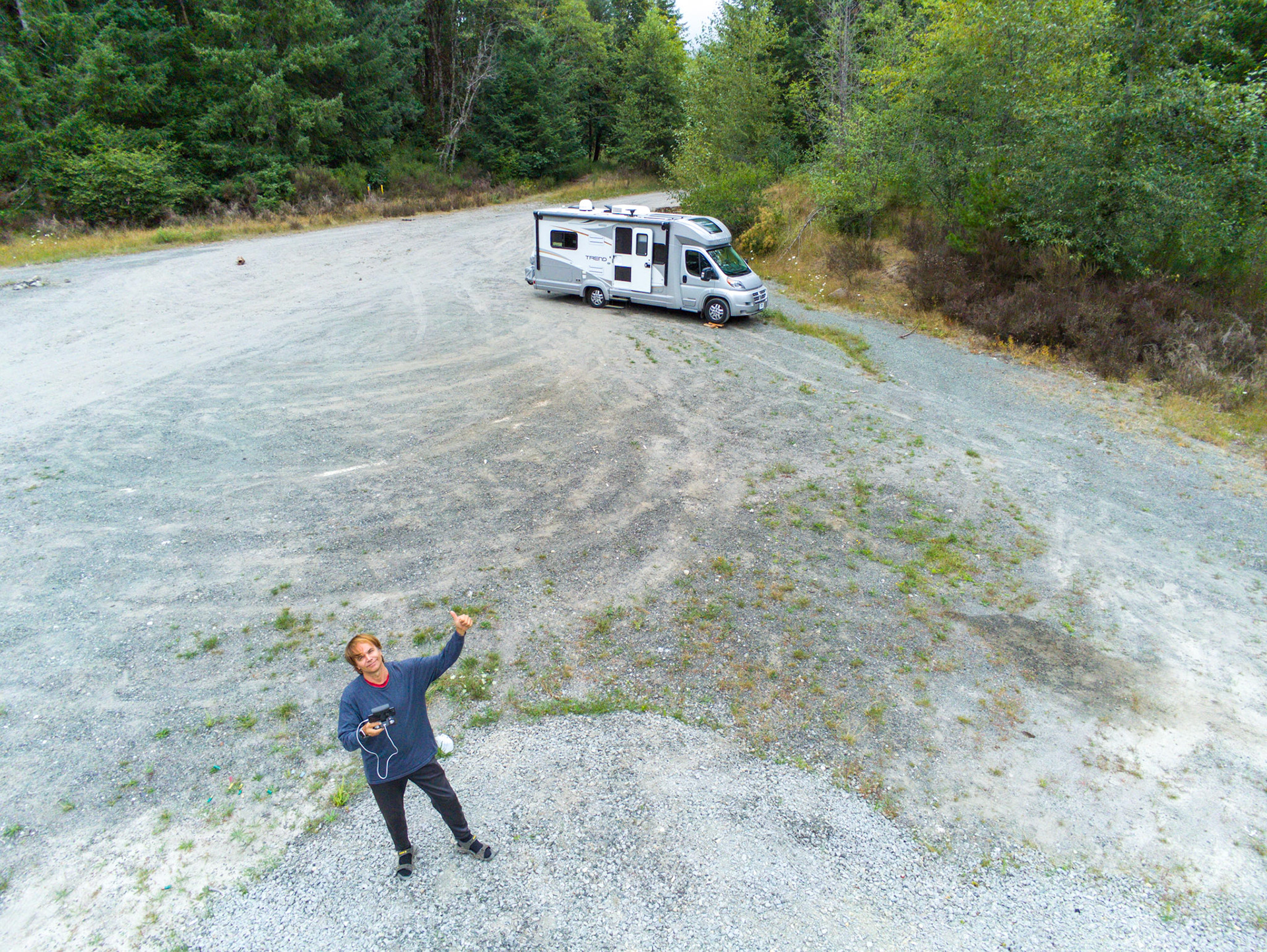 Camping near Ape Cave