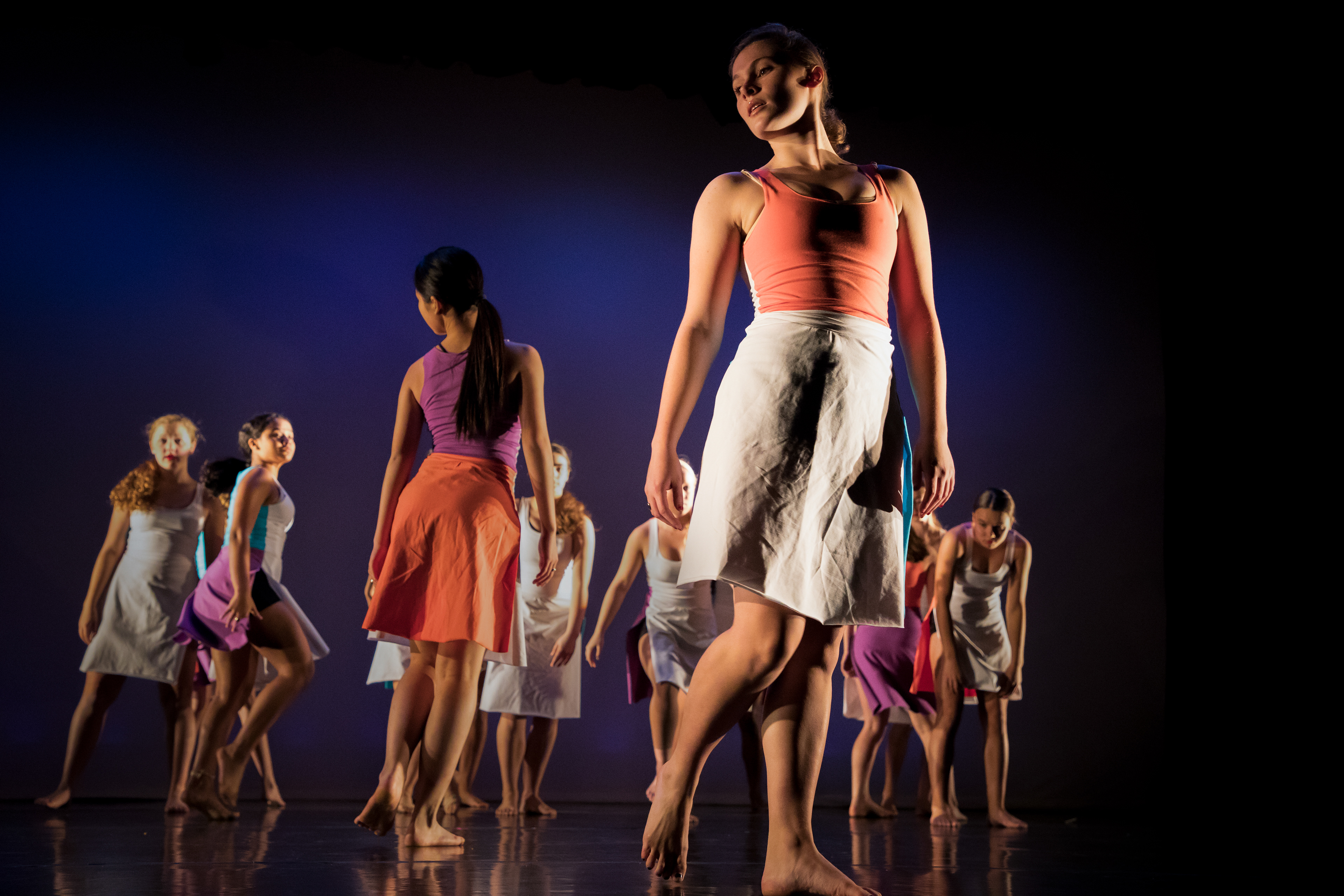 FARMINGTON, CT The girls of the dance workshop team at Miss Porter's School perform in the fall dance show on October 18, 2018.