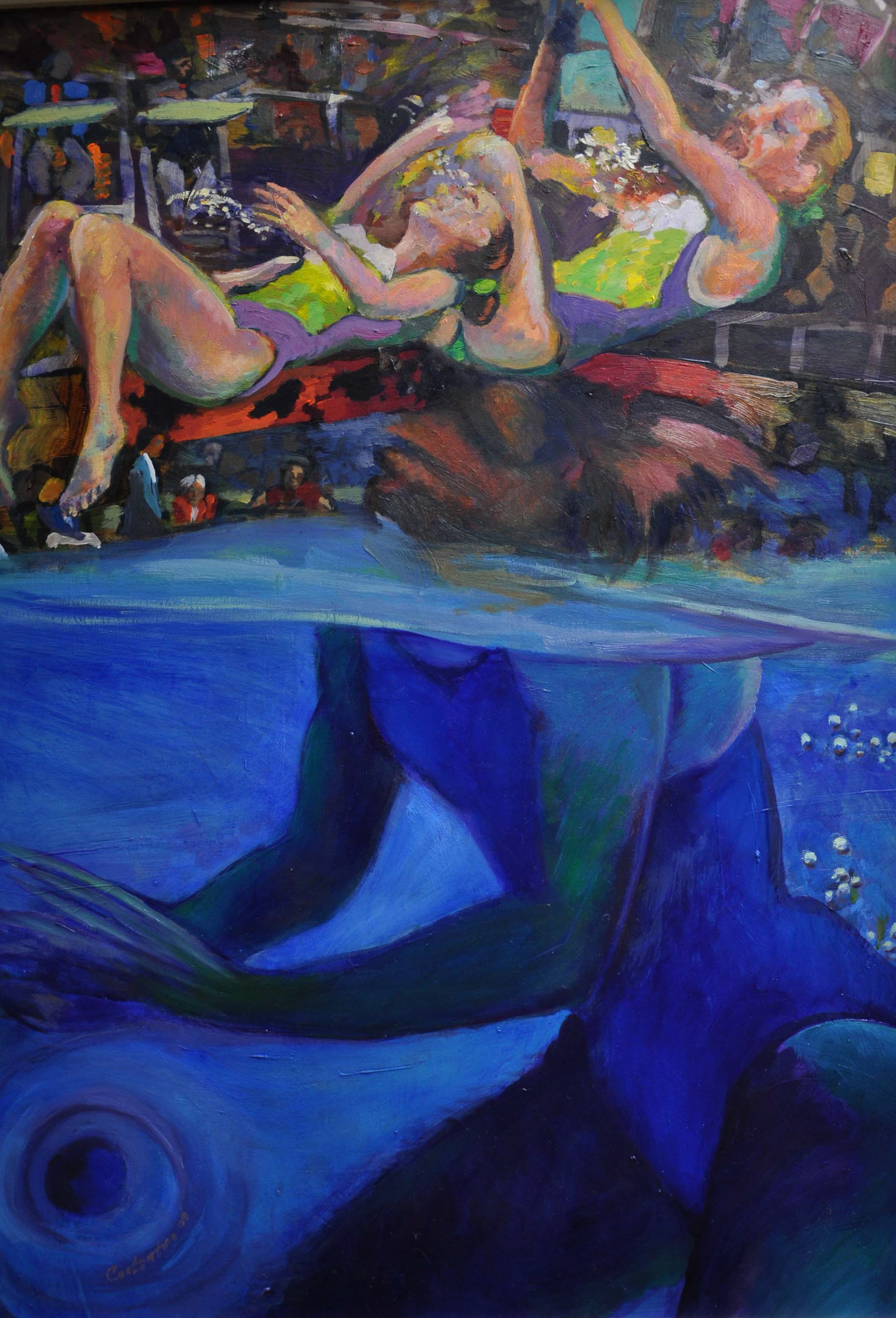 oil on panel, 17" x 21"