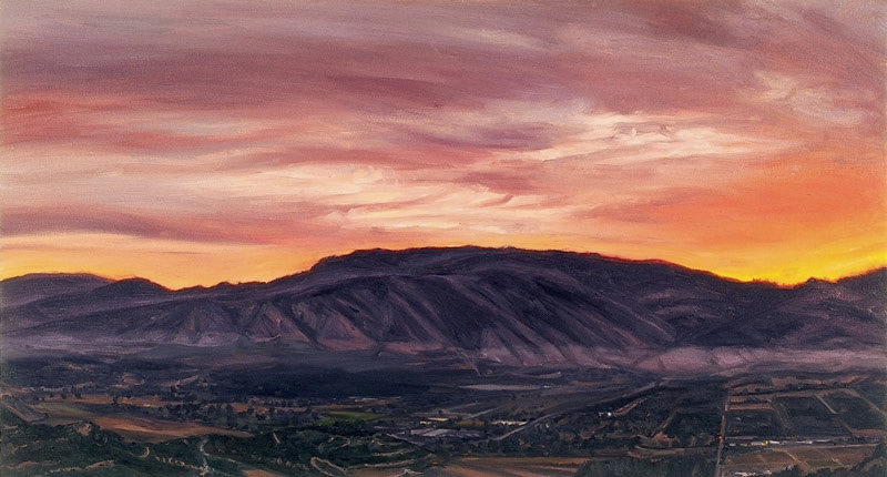 June 1998, oil on canvas, 18in x 33in