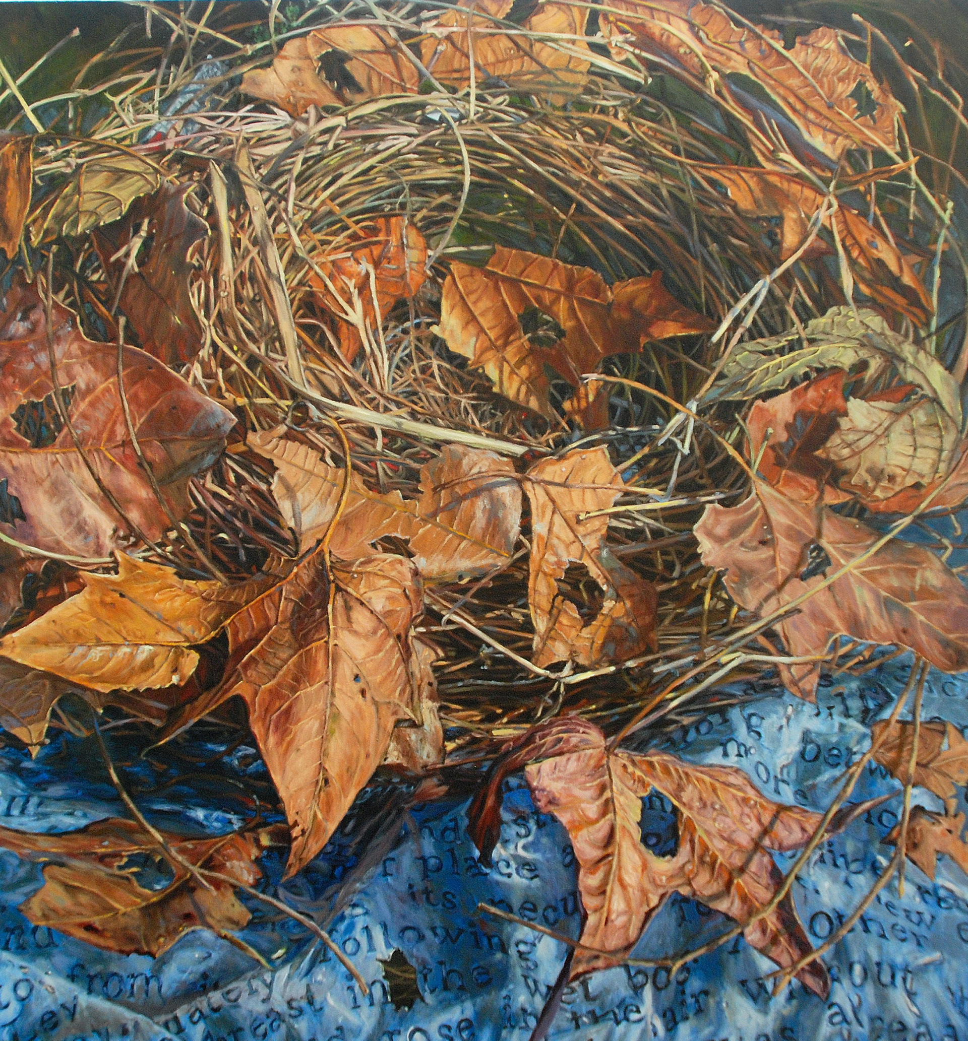 In the Air, oil on canvas, 64in x 60in, 2012