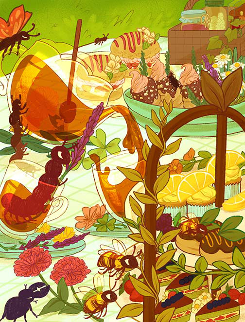 Mock Editorial - "High Tea"