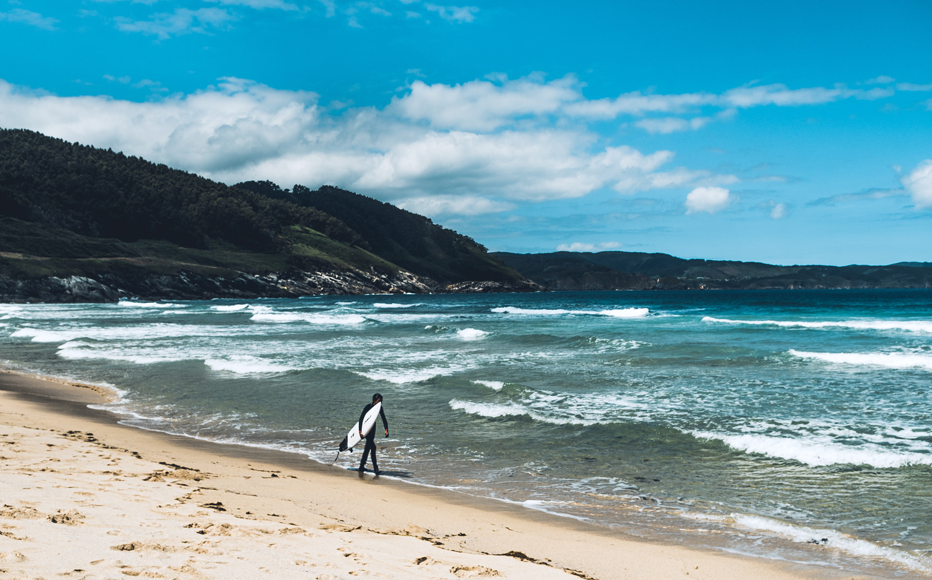 El camino del surfista